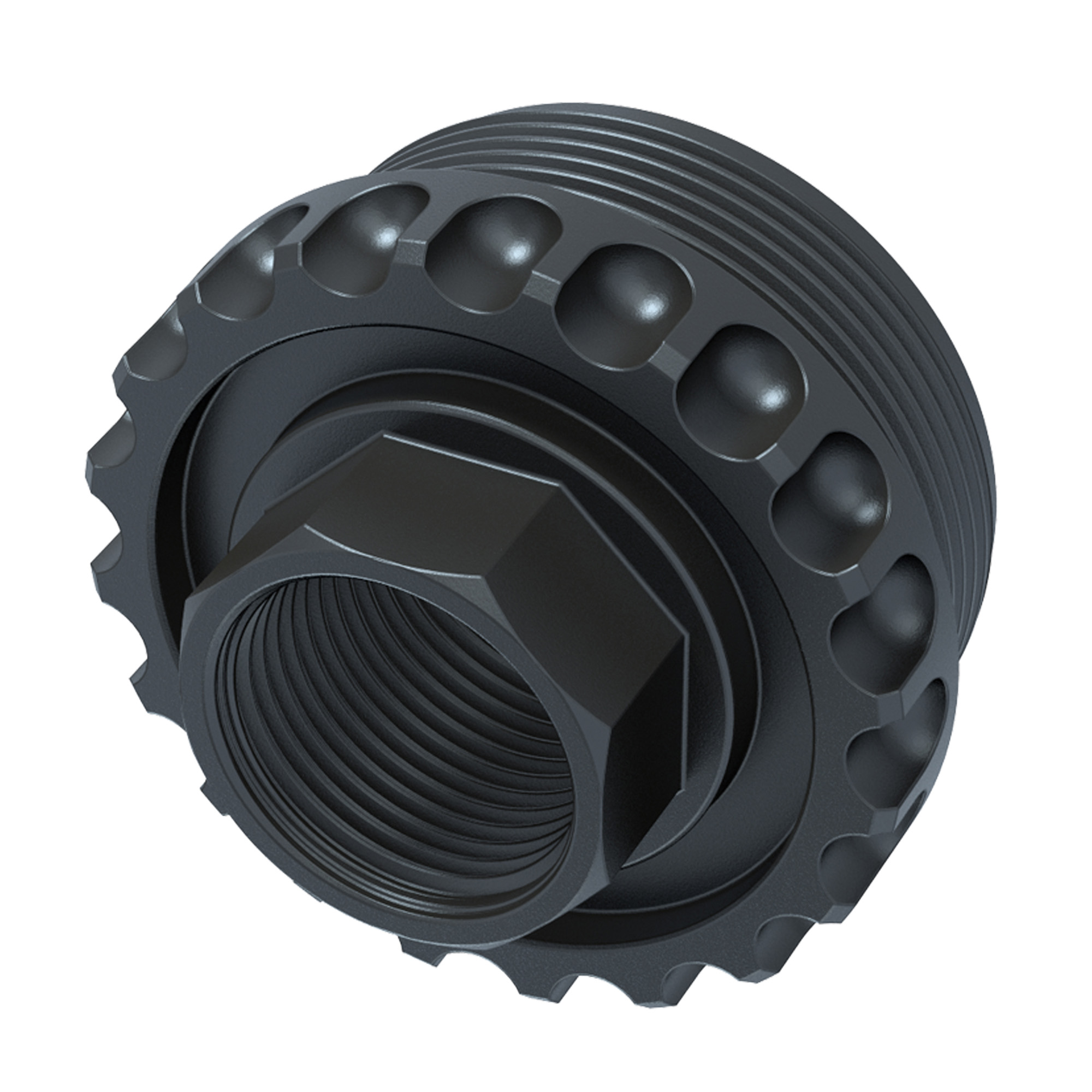 LanTac Adaptable Core Adaptor 1/2X28 - Black