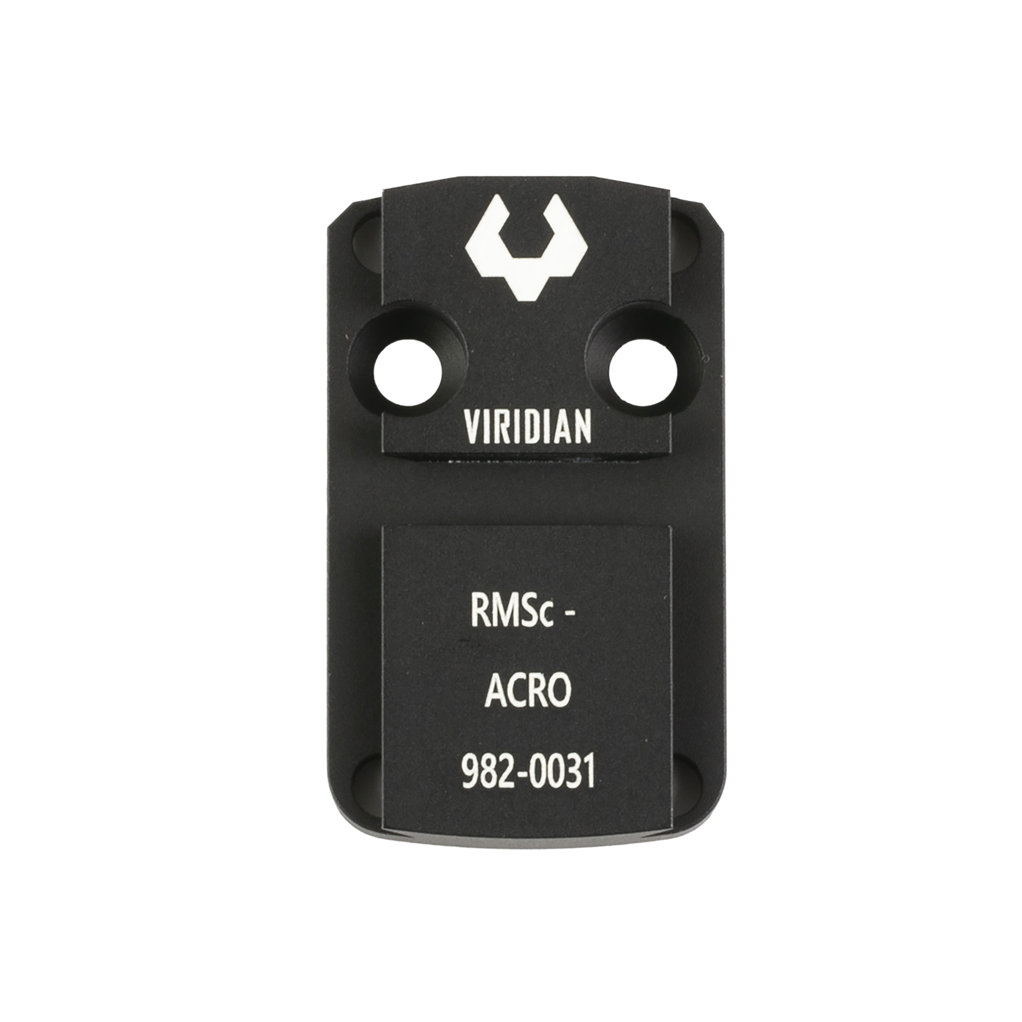 Viridian RMSc Footprint RMSc Adaptor Plate Green Dot 1X – Black