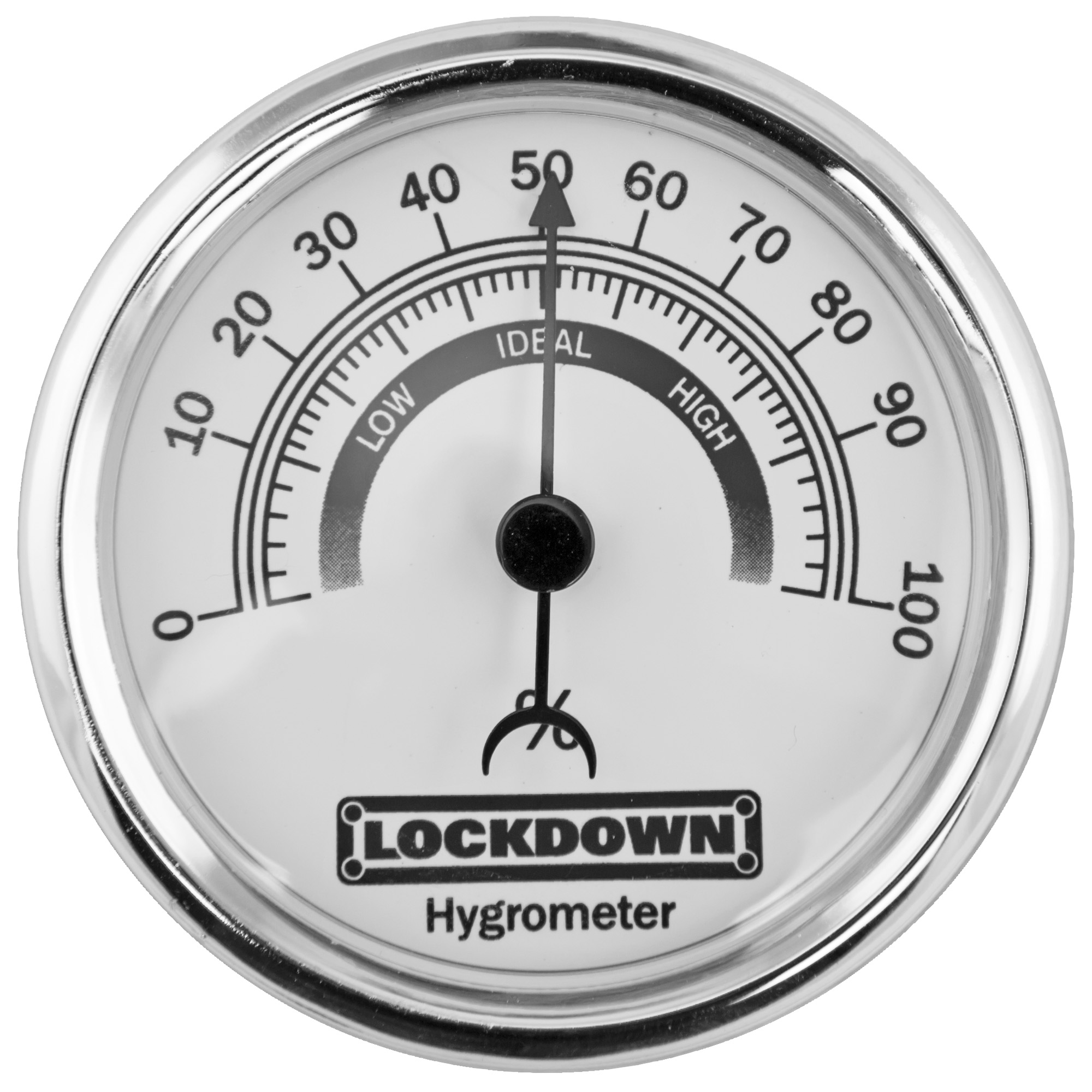 Lockdown Hygrometer – Silver