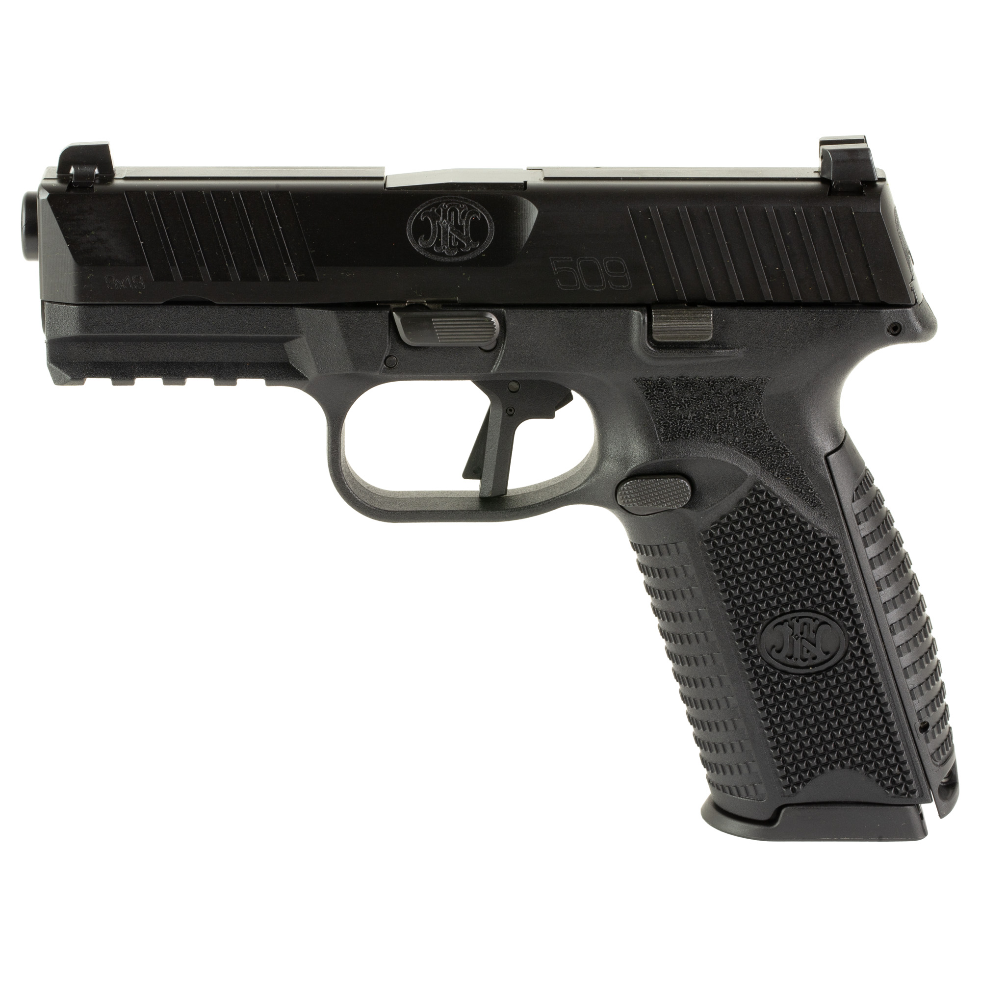 FN Law Enf FN 509 Striker Fired 4″ 9mm 17rd 3 Dot – Black