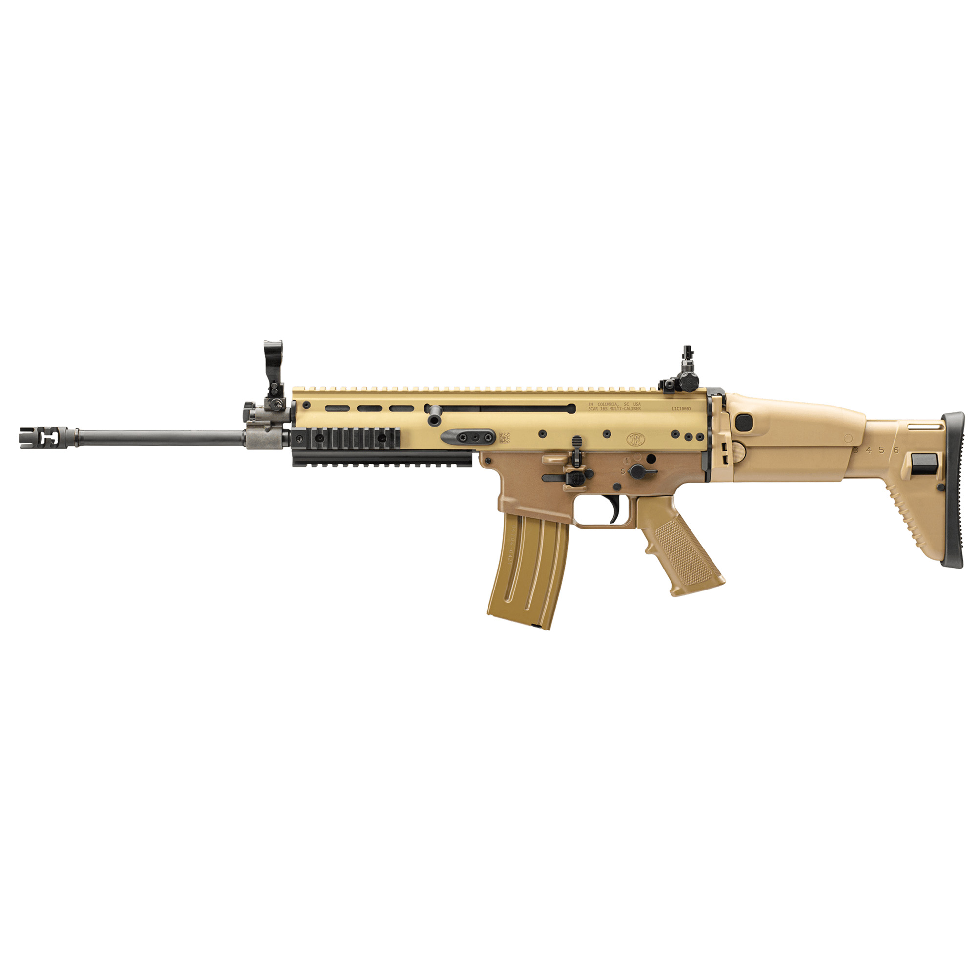 FN SCAR NRCH 16″ 5.56 NATO 30rd Adjustable Sights – Flat Dark Earth