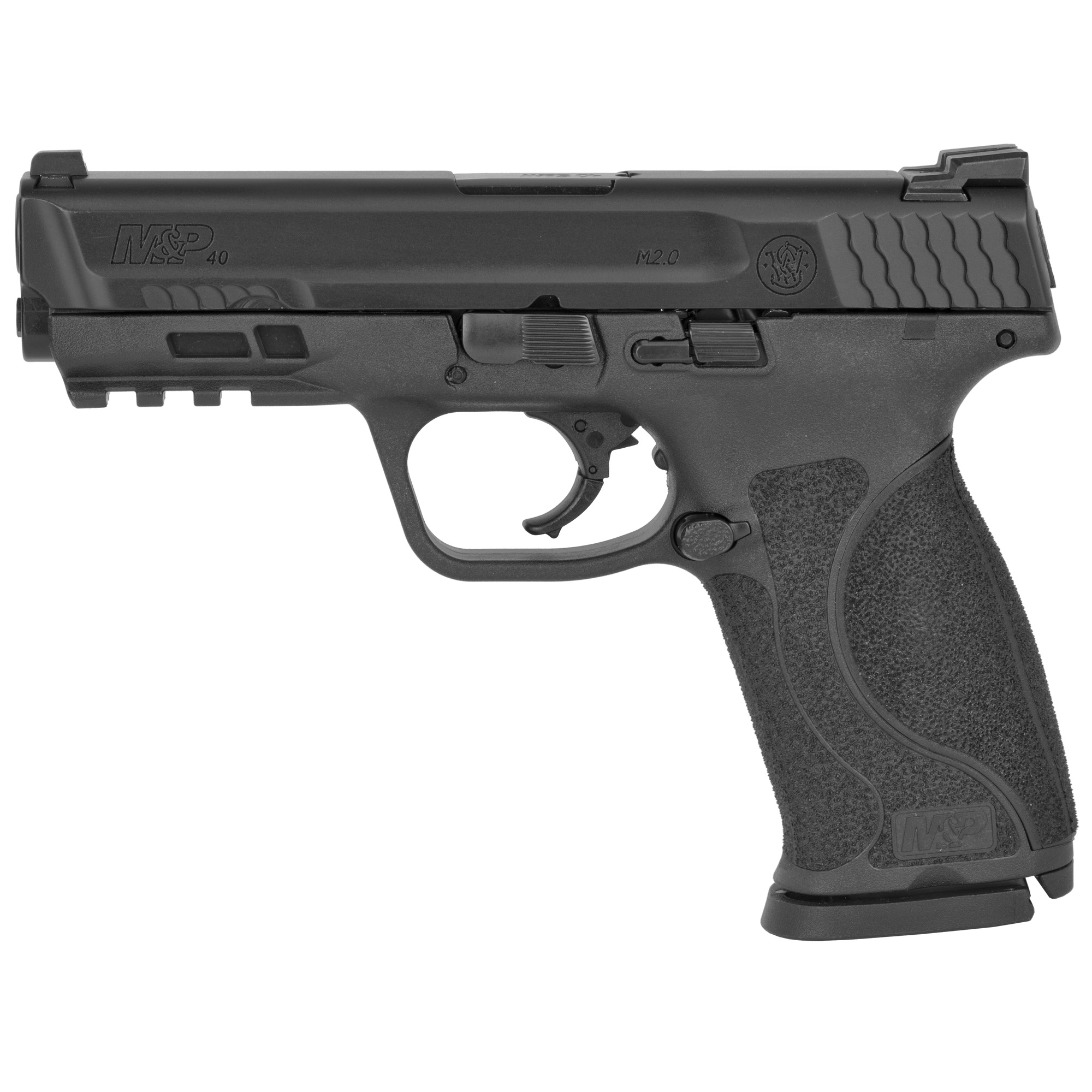 Smith & Wesson M&P M2.0 Striker Fired 4.25″ 40 S&W 15rd 3 Dot – Black