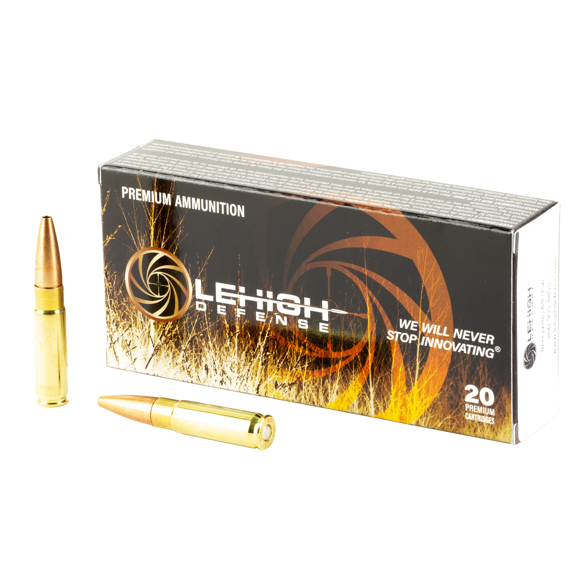 Lehigh Defense Controlled Chaos 300 Blackout 115gr Flat Base Hollow Point – 20rd