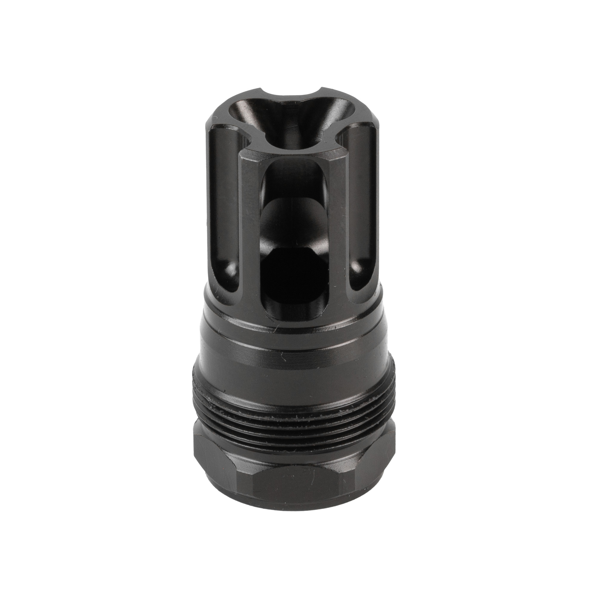 Liberty Precision Machine 1/2×28 Eclipse 30 Caliber Flash Hider – Black