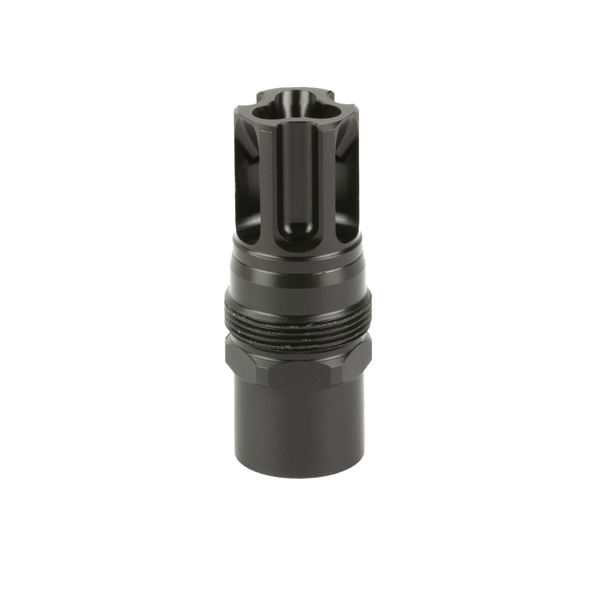 Liberty Precision Machine 1/2×28 Eclipse 30 Caliber Flash Hider – Black