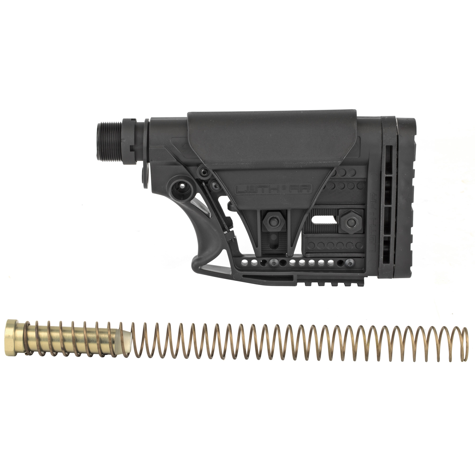 Luth-AR AR-15 MBA-3 Stock w/Milspec Carbine Buffer Tube Assembly – Black