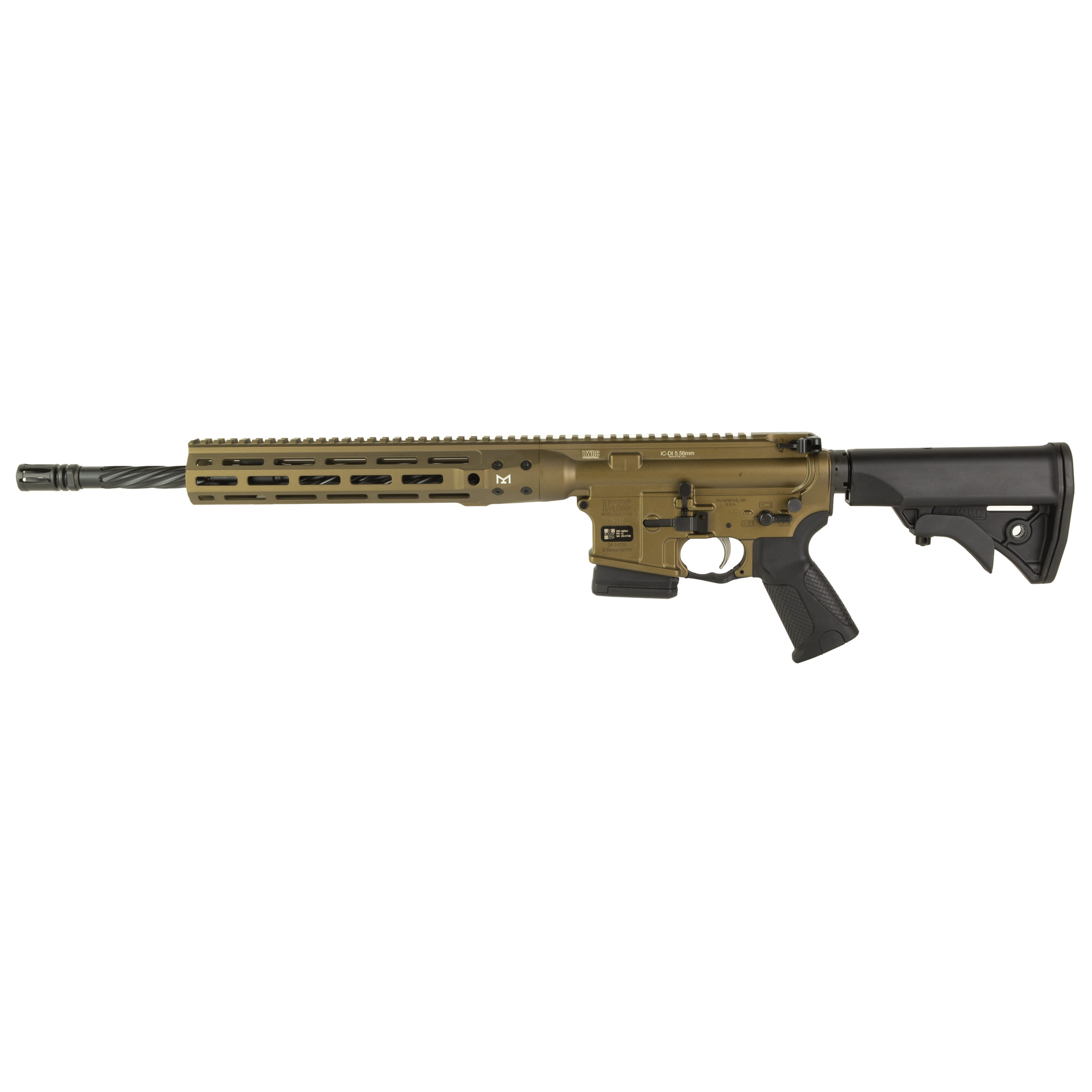 LWRC DI Rifle California Compliant Compact 16.1″ 5.56 NATO 10rd – Burnt Bronze