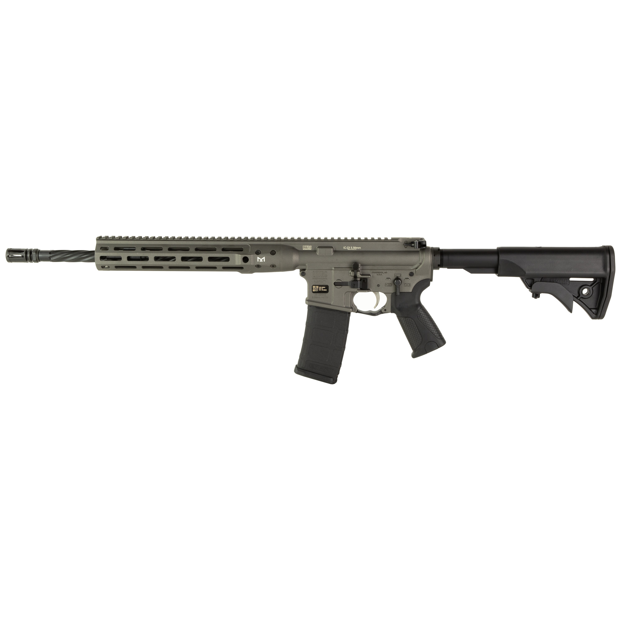 LWRC IC Direct Impingement AR 16.1″ 5.56 NATO 30rd – Tungsten