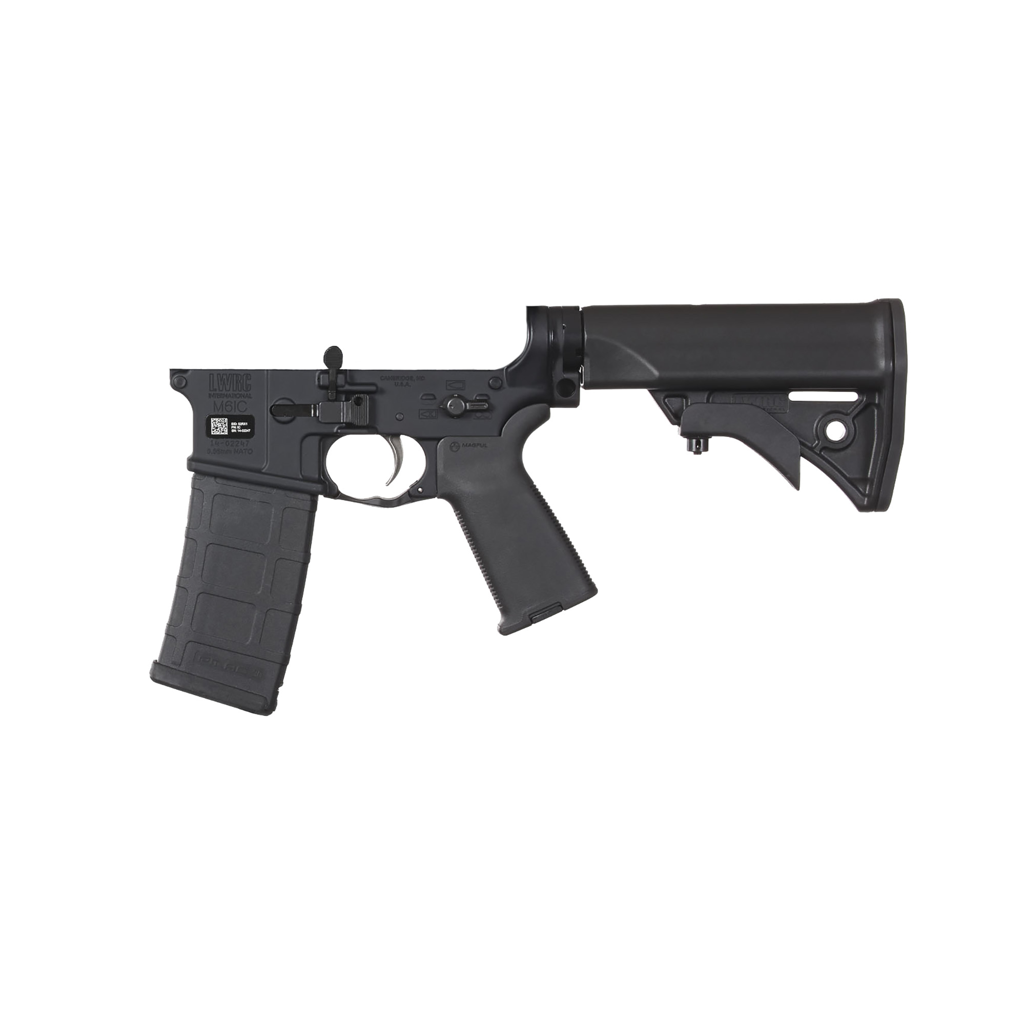 LWRC IC Complete Lower Receiver 223 Remington 556NATO – Black