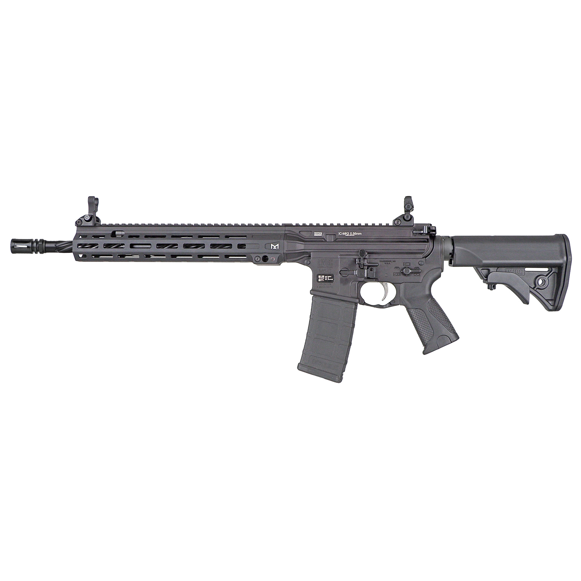 LWRC ICMKII AR 16.1″ 5.56 NATO 30rd – Black