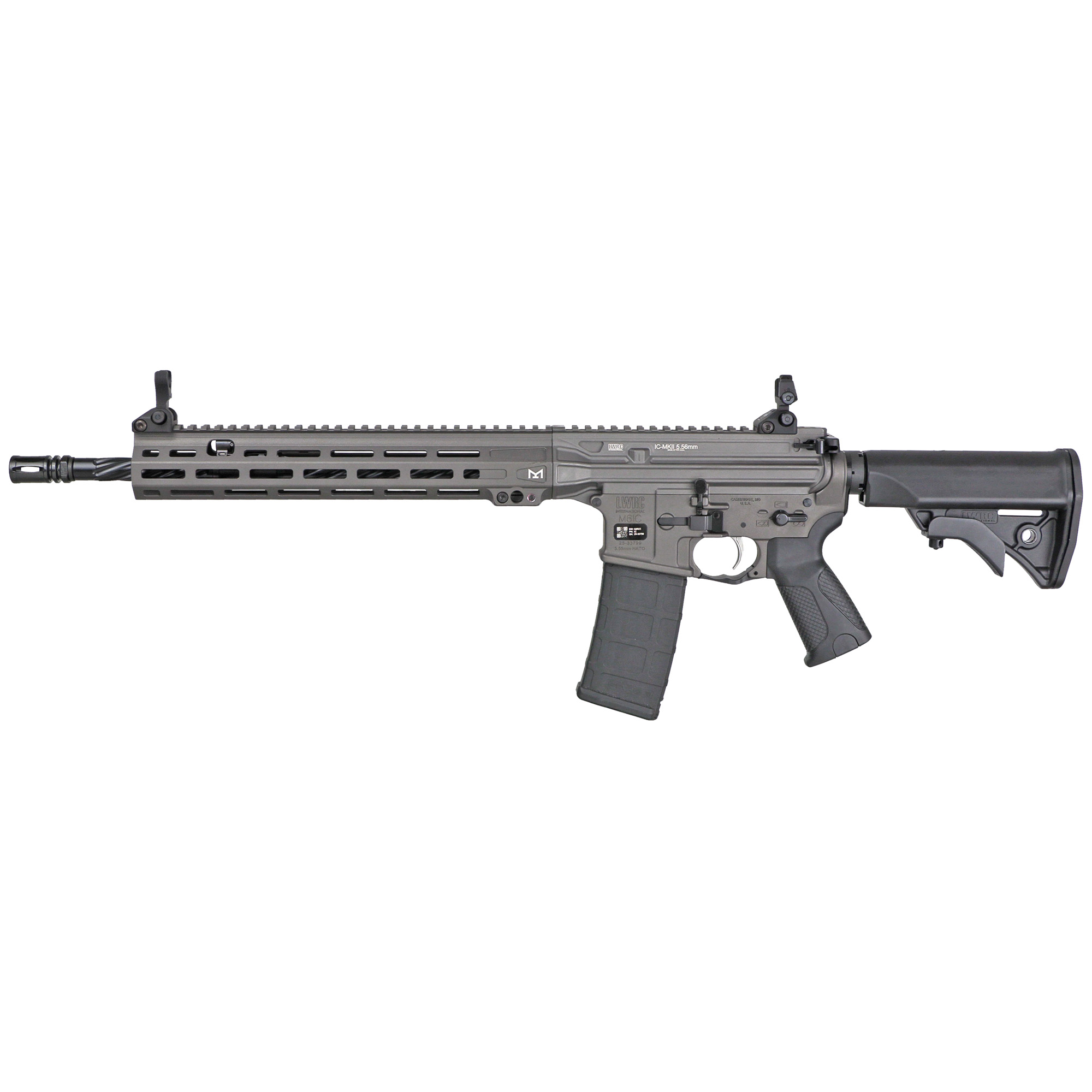 LWRC ICMKII AR 16.1″ 5.56 NATO 30rd – Tungsten