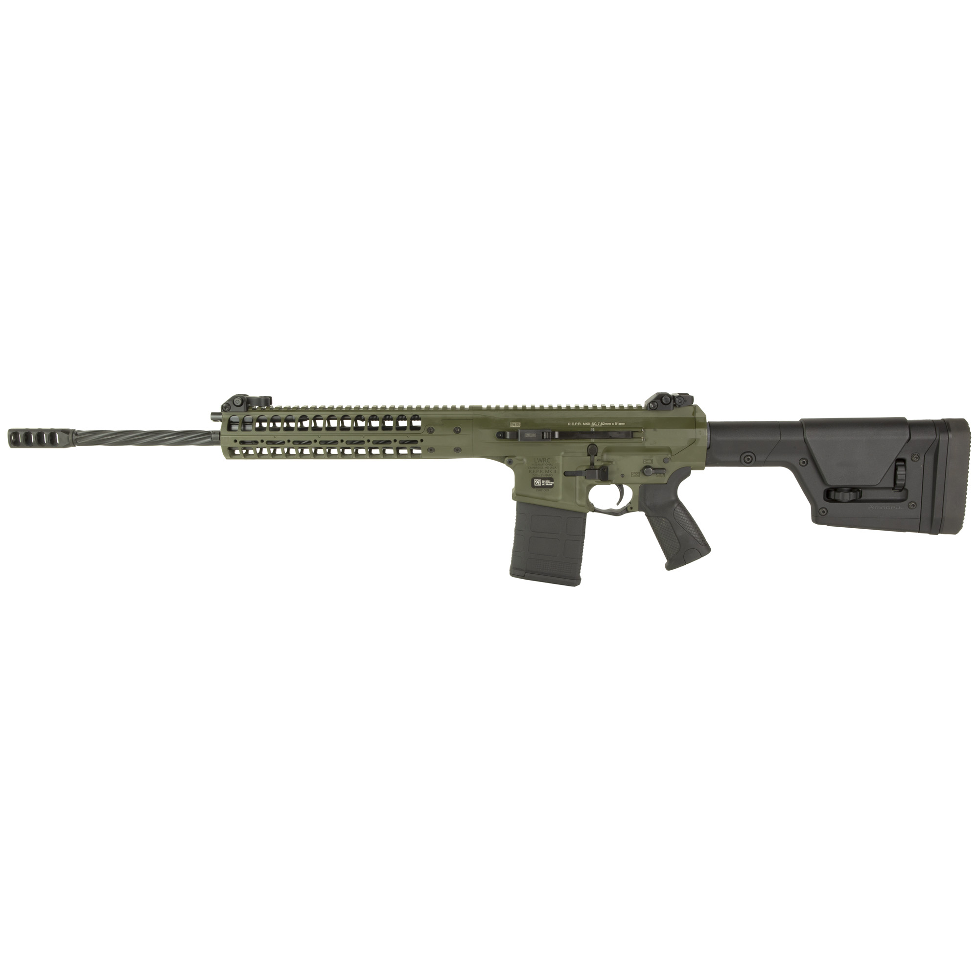 LWRC REPR MKII AR 20″ 308 Winchester 20rd – Olive Drab Green