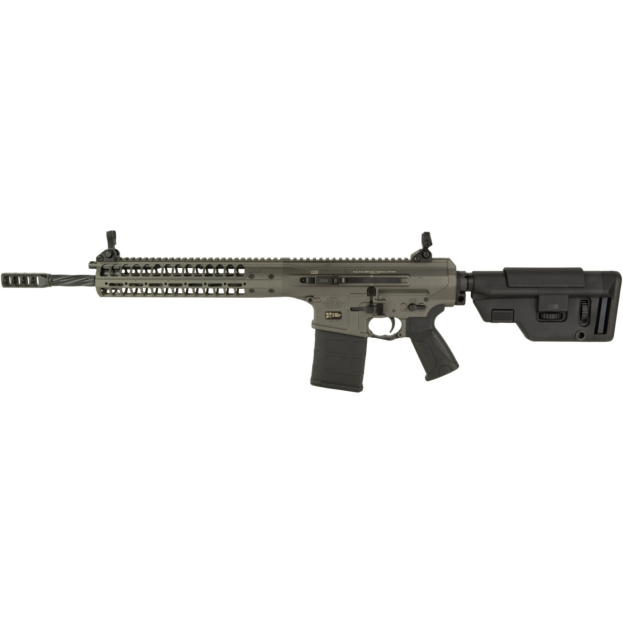 LWRC REPR MKII Side Charge 16.1″ 308 Winchester 30rd – Tungsten