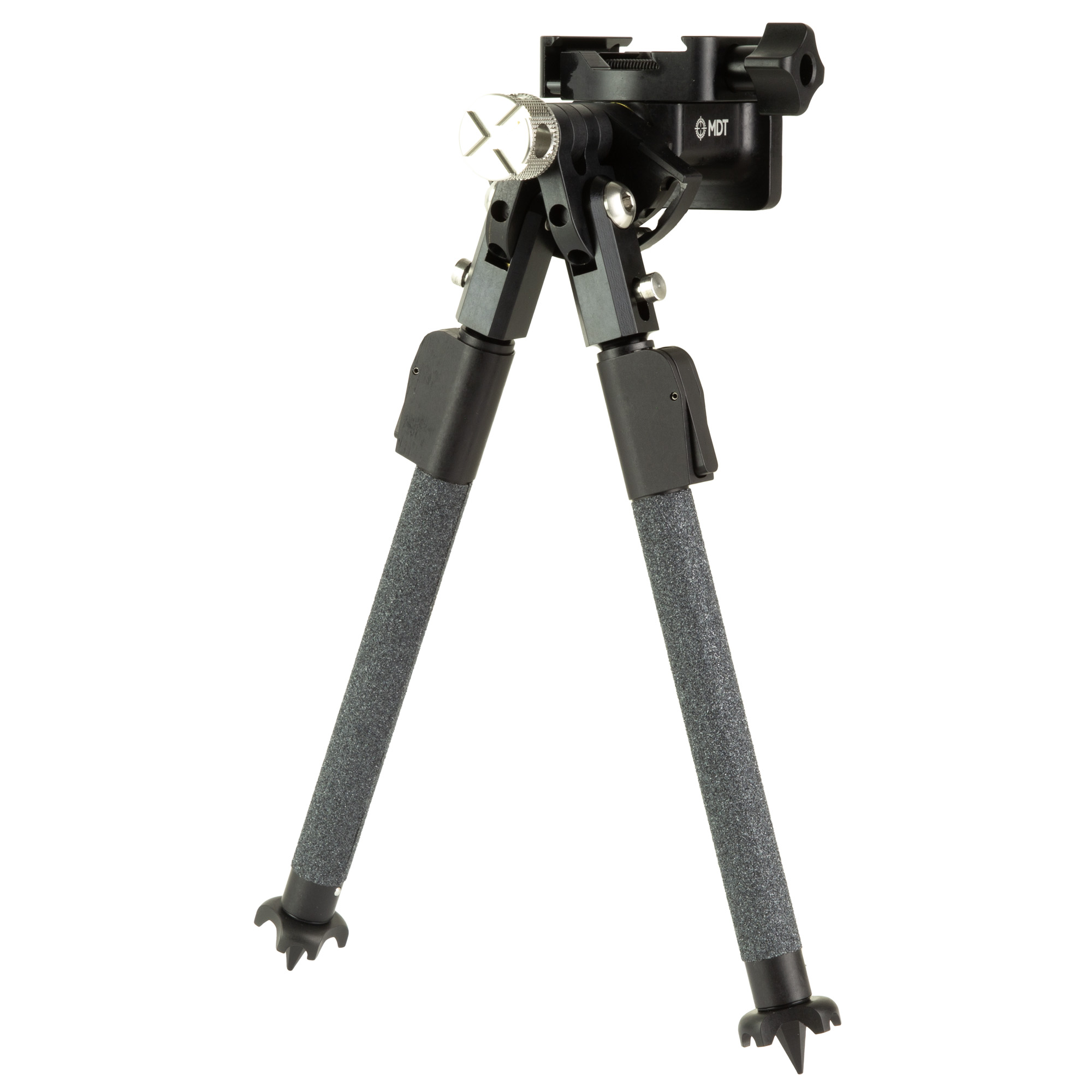 MDT Picatinny/Arca Rail CKYE-Pod Gen2 Single Pull Standard Bipod 9″-15.5″ – Black