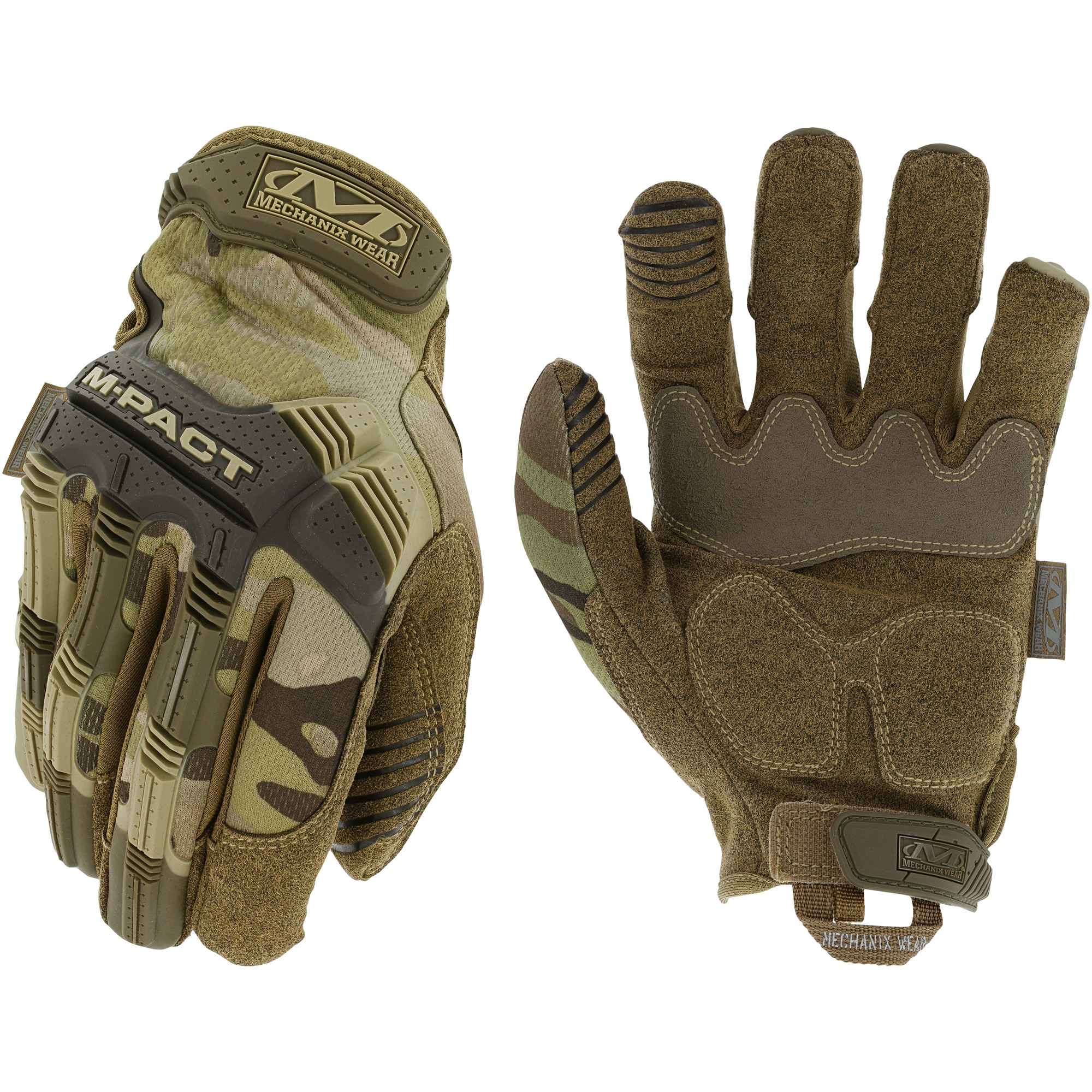 Mechanix Wear M-Pact Synthetic Leather Gloves Medium – MultiCam