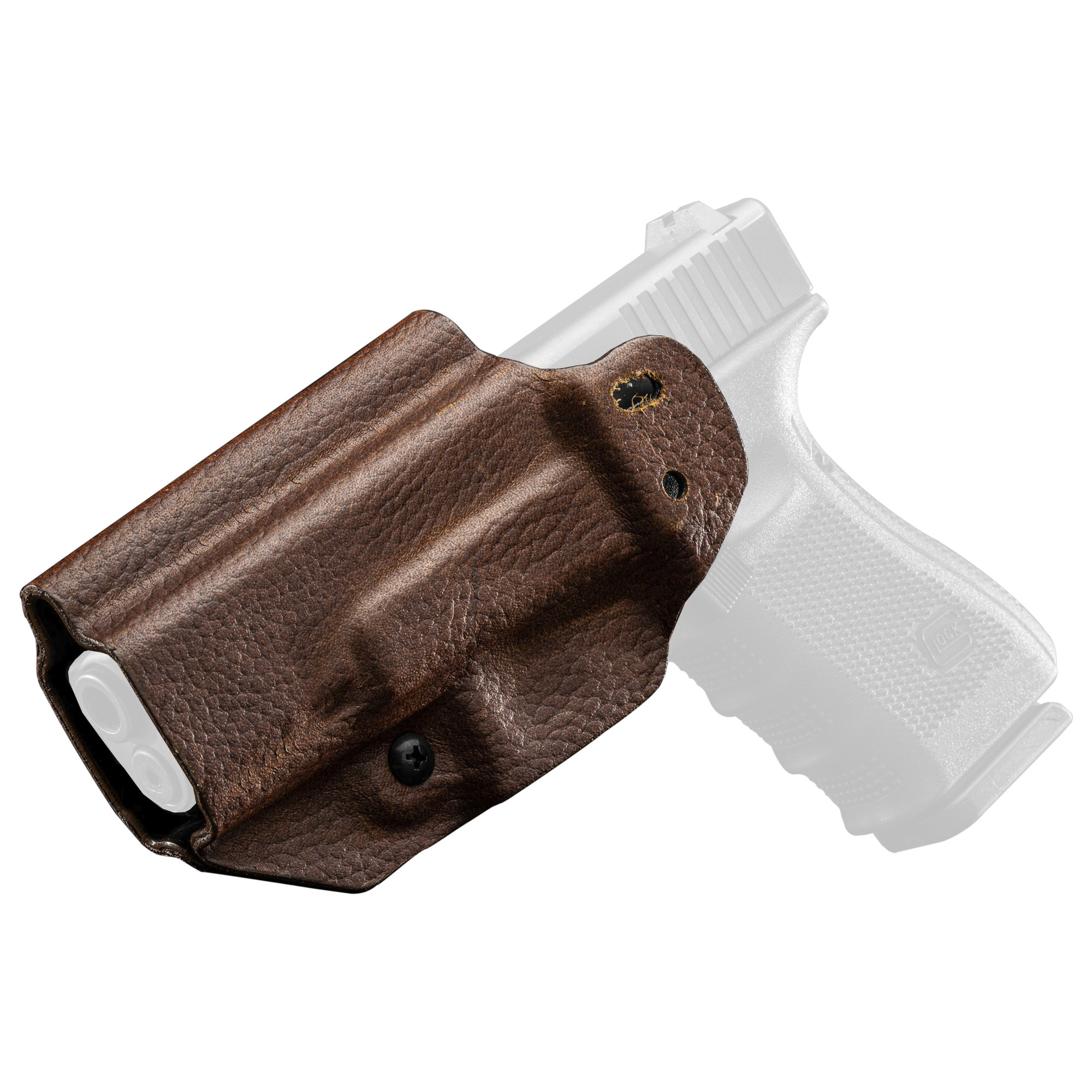 Mission First Tactical (MFT) Glock 19/23/45 Hybrid Holster Ambidextrous Kydex Inside Waistband Holster – Brown