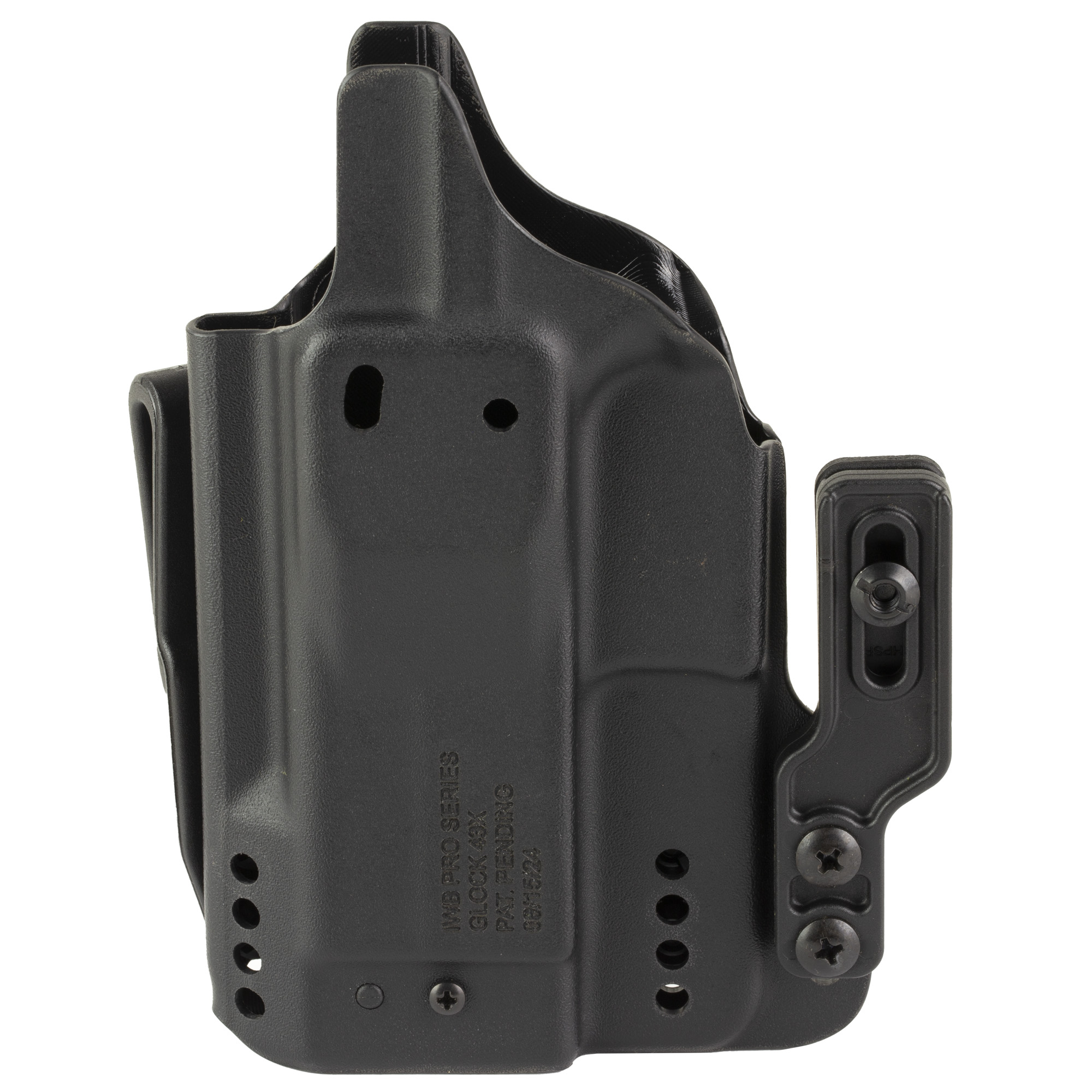 Mission First Tactical (MFT) Glock 43X Pro Holster Ambidextrous Kydex Inside Waistband Holster – Black