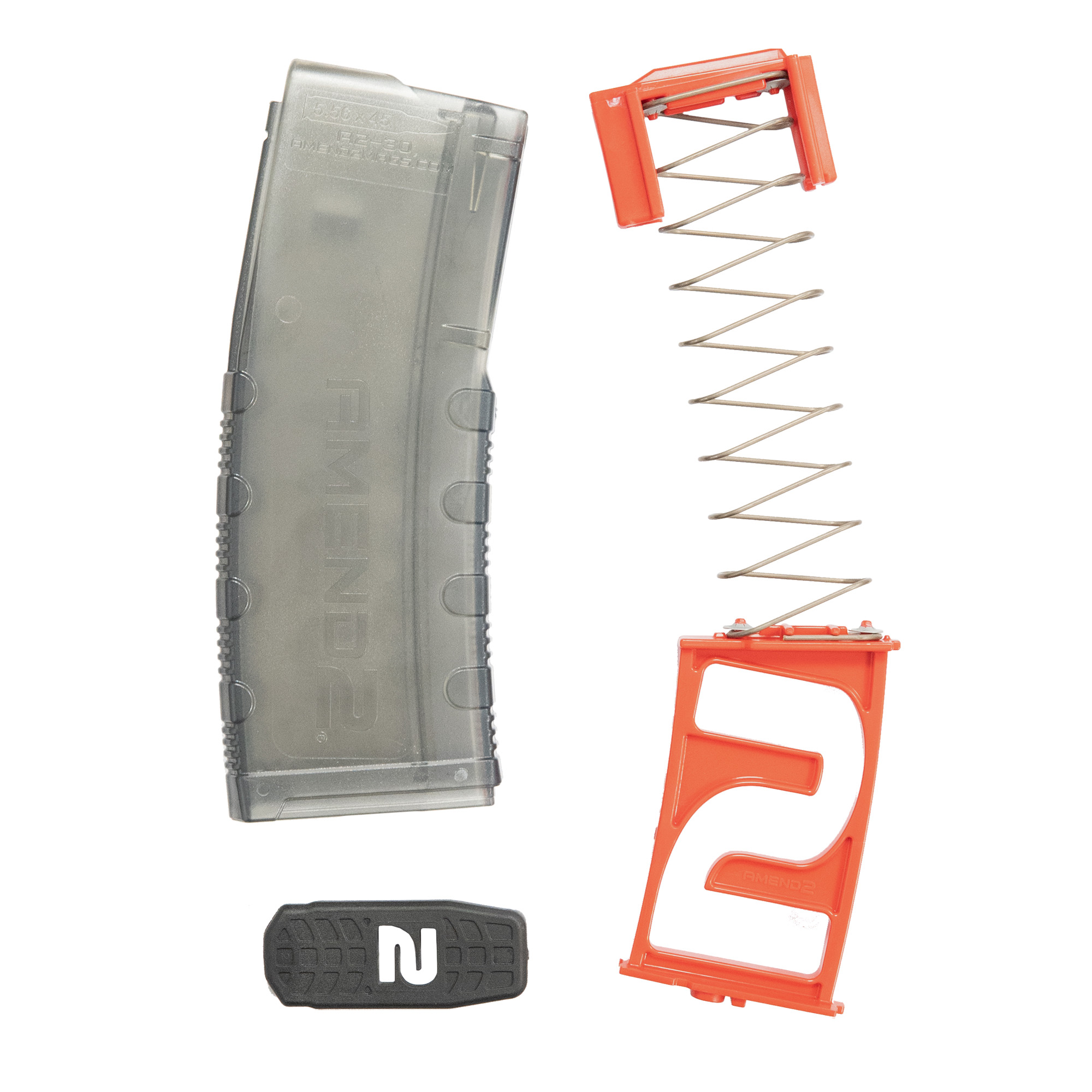 Amend2 AR-15 5.56 NATO Magazine 10rd – Translucent Smoke