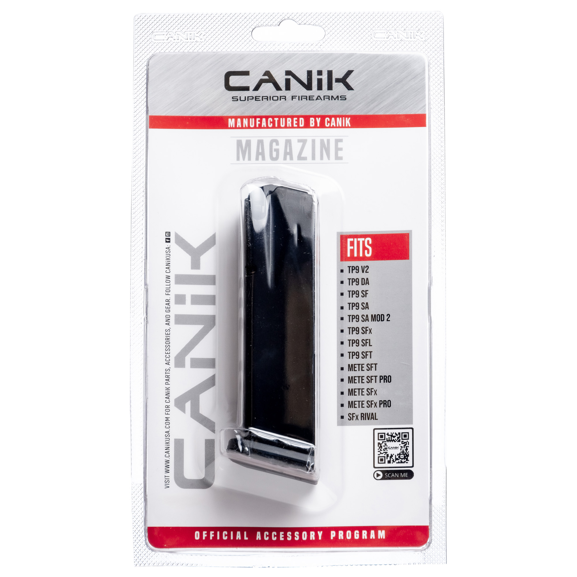 Canik Canik TP9 9mm Magazine 18rd – Black