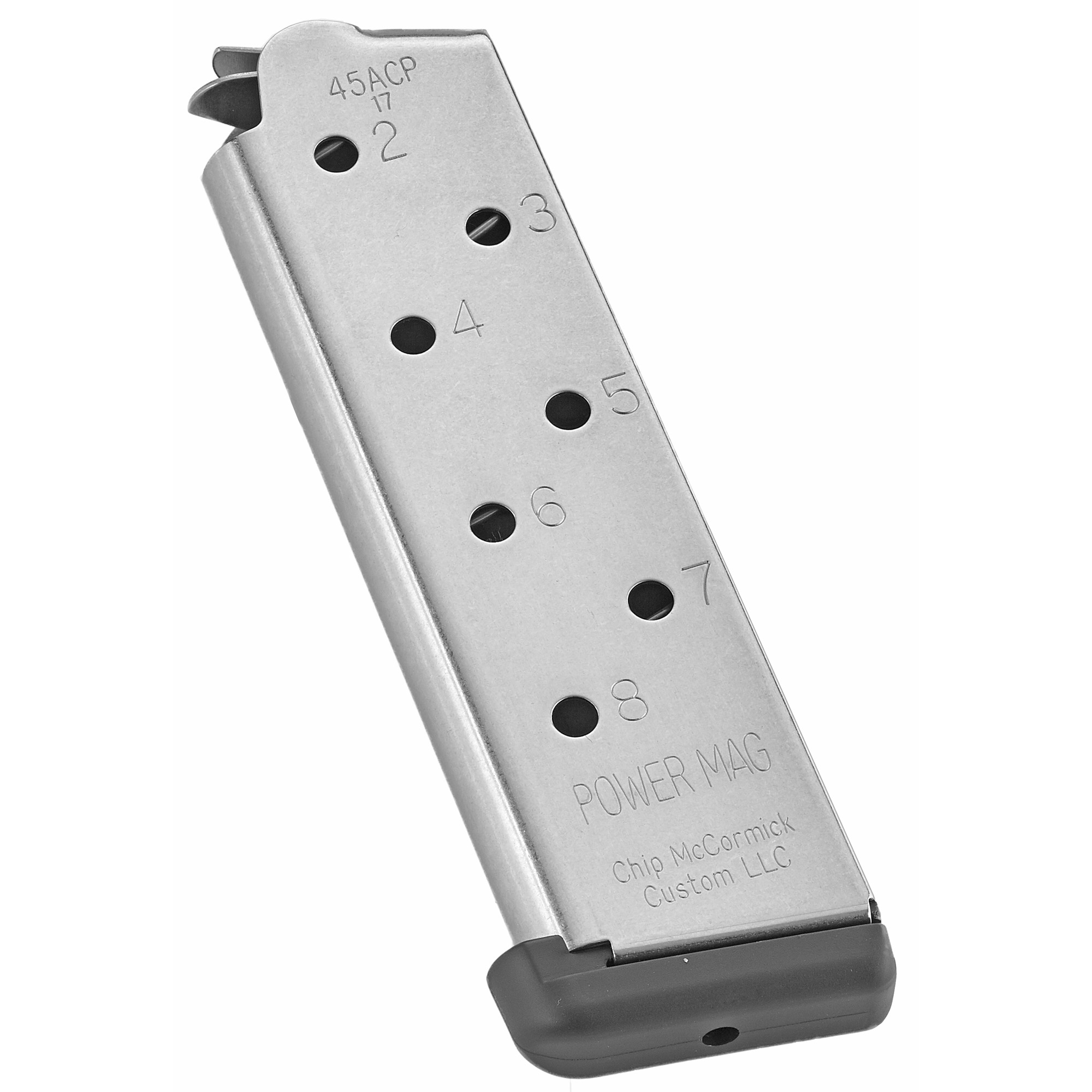 CMC Products1911 Power Mag Plus 45 ACP Magazine 8rd – Silver