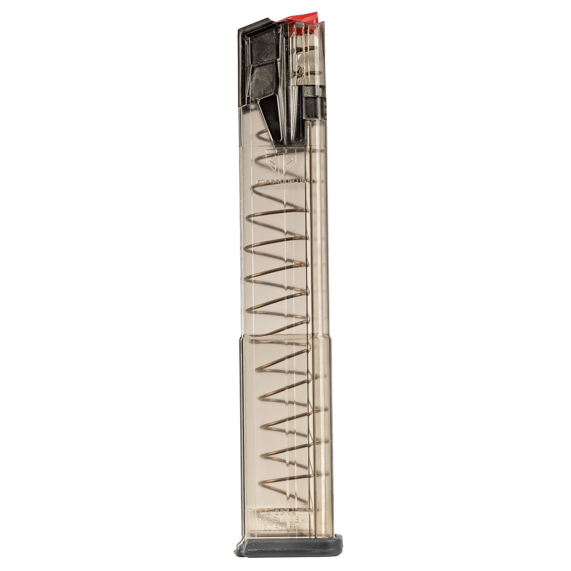 ETS Glock 17/19/26 OMEGA 9mm Magazine 30rd – Clear