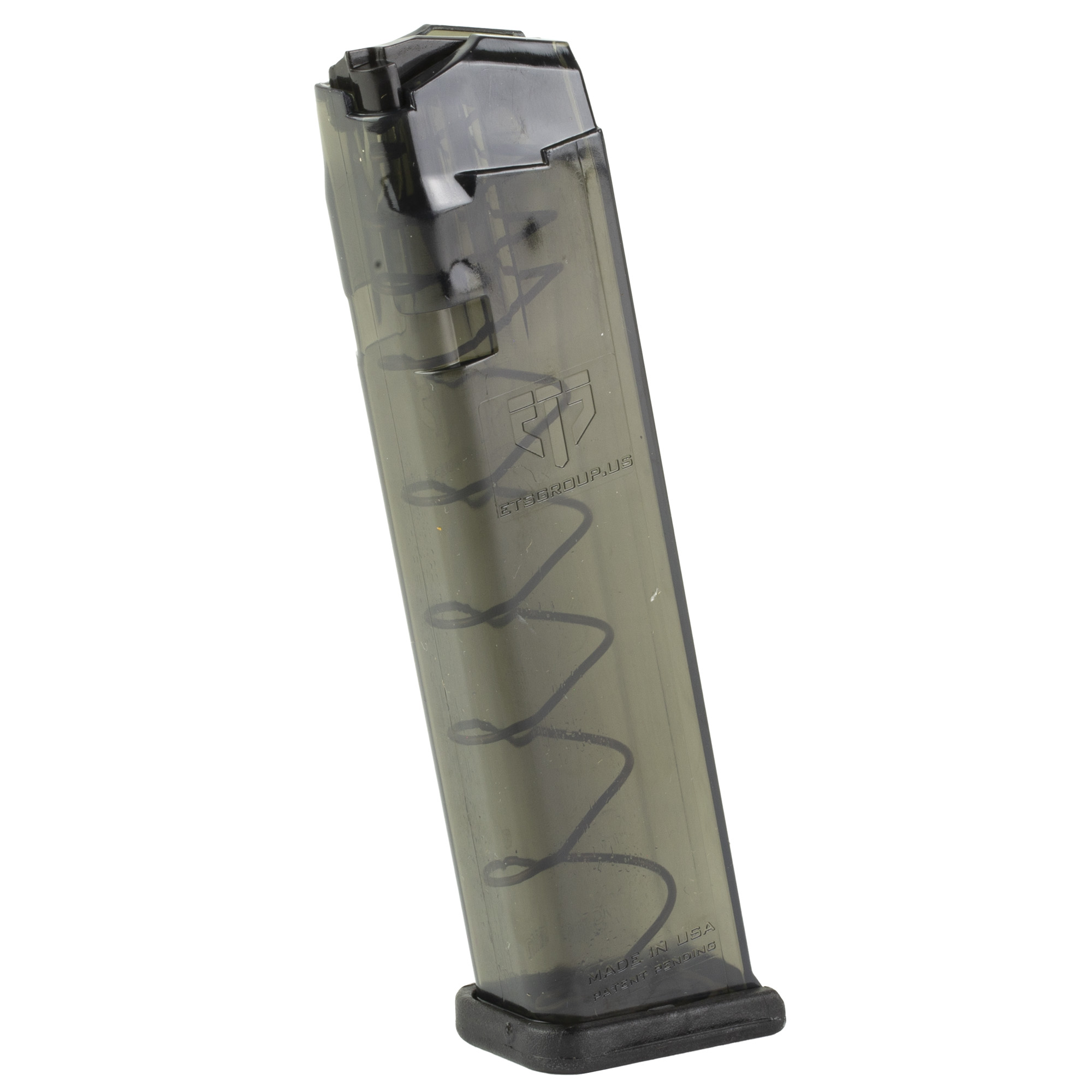 ETS Glock 17/19/26 9mm Magazine 22rd – Carbon Smoke