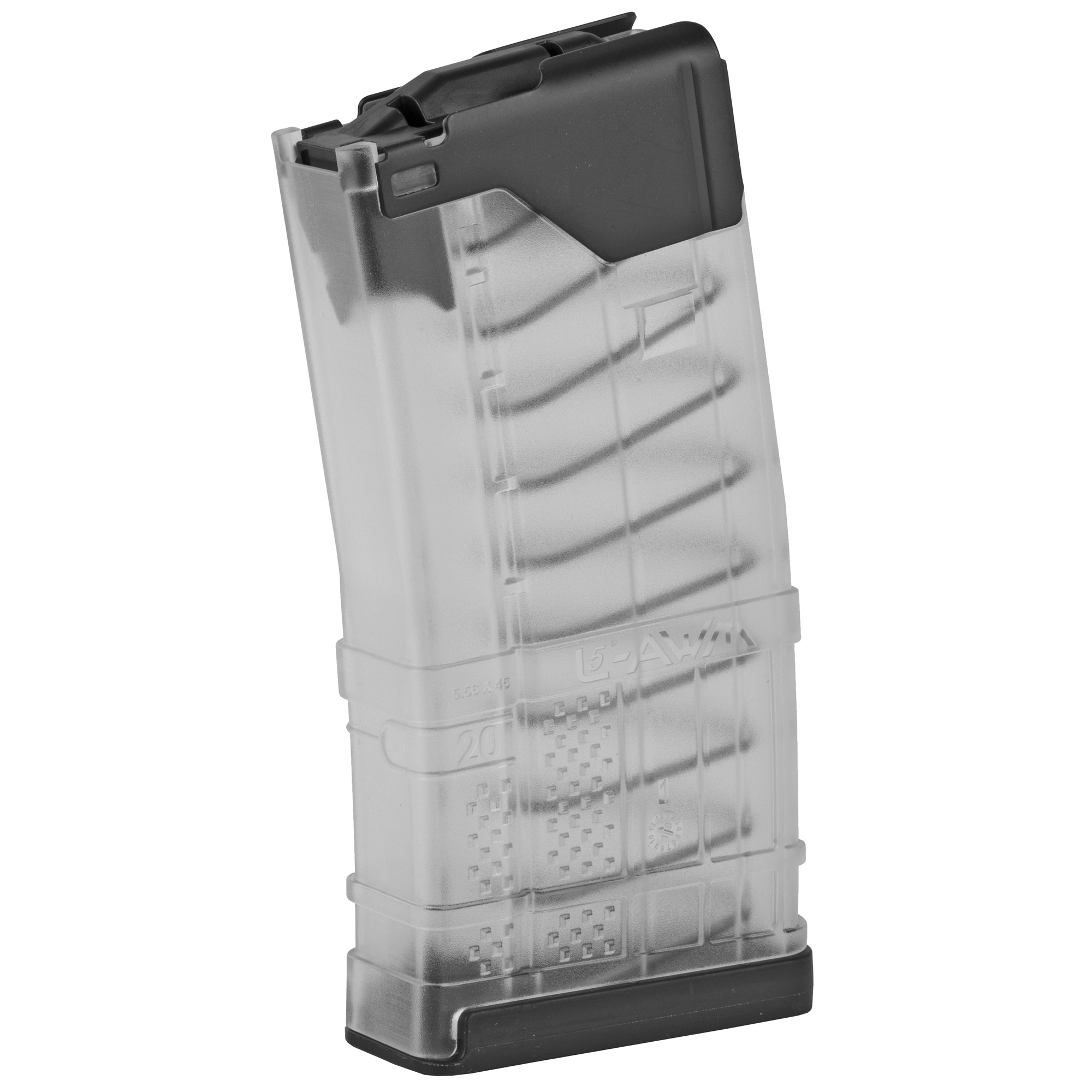 Lancer AR-15 L5 Advanced Warfighter 5.56 NATO Magazine 20rd – Clear