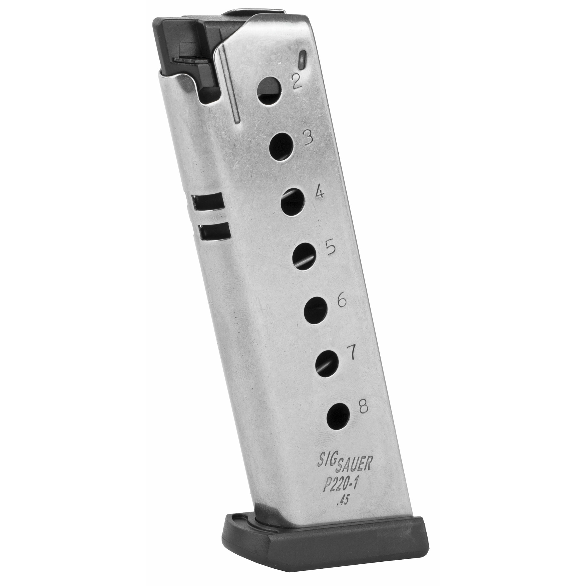 Sig Sauer P220 45 ACP Magazine 8rd – Silver