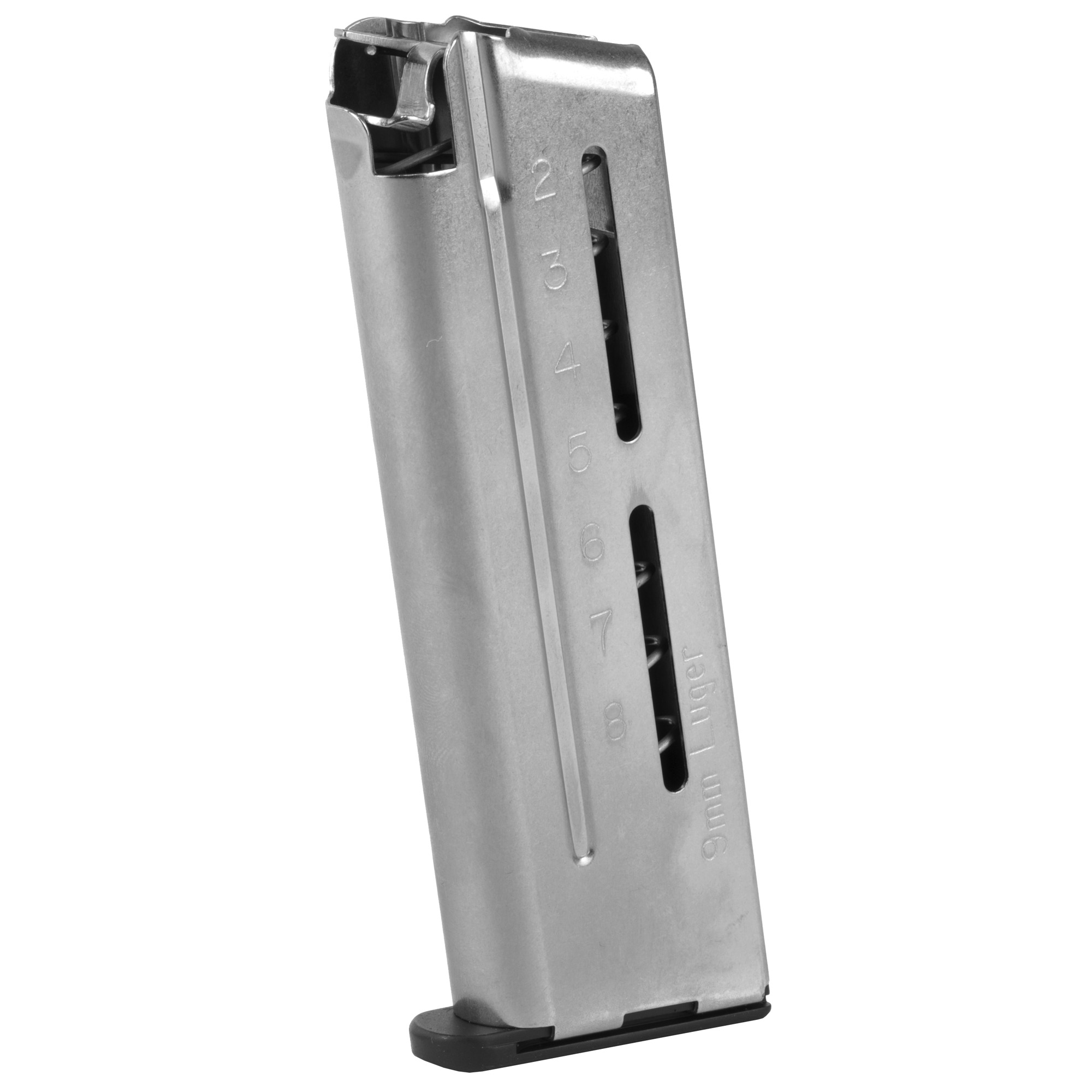 Wilson Combat 1911 Compact Elite Tactical Magazine 9mm 8rd – Silver