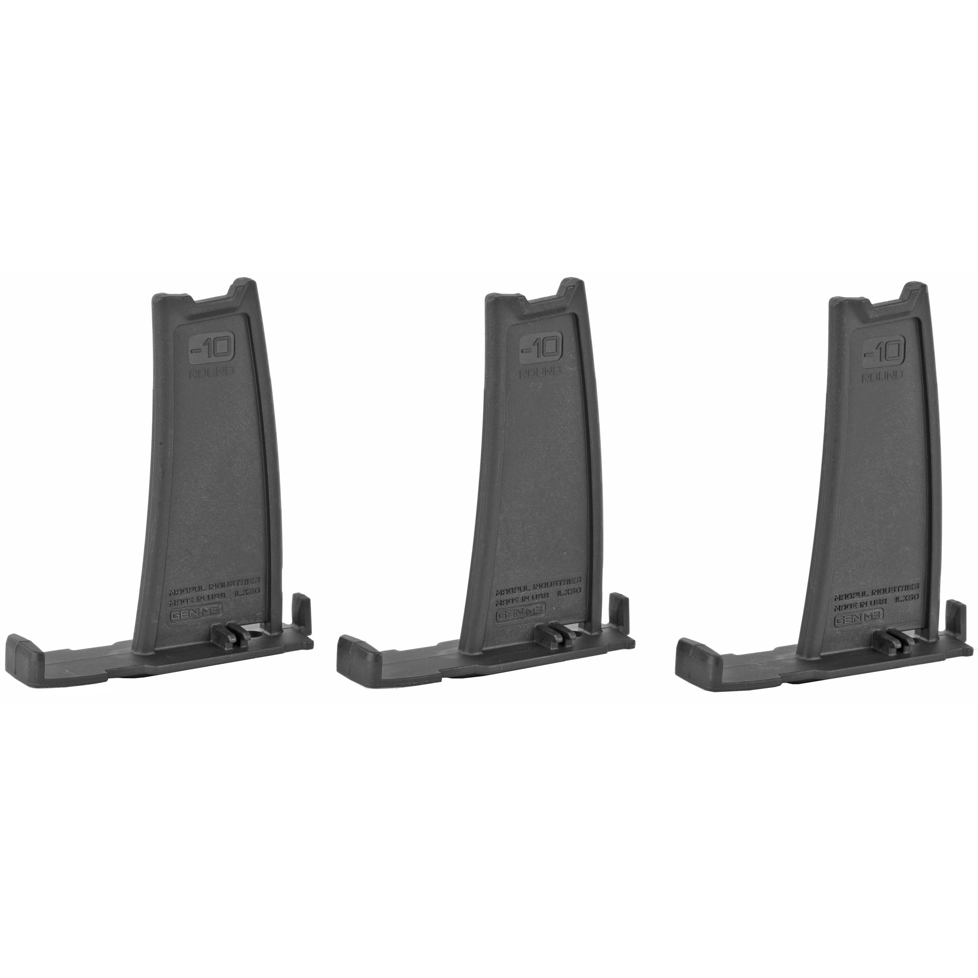 Magpul Minus 10 Round Limiter – PMAG LR/SR GEN M3 7.62×51 – 3 Pack – Black