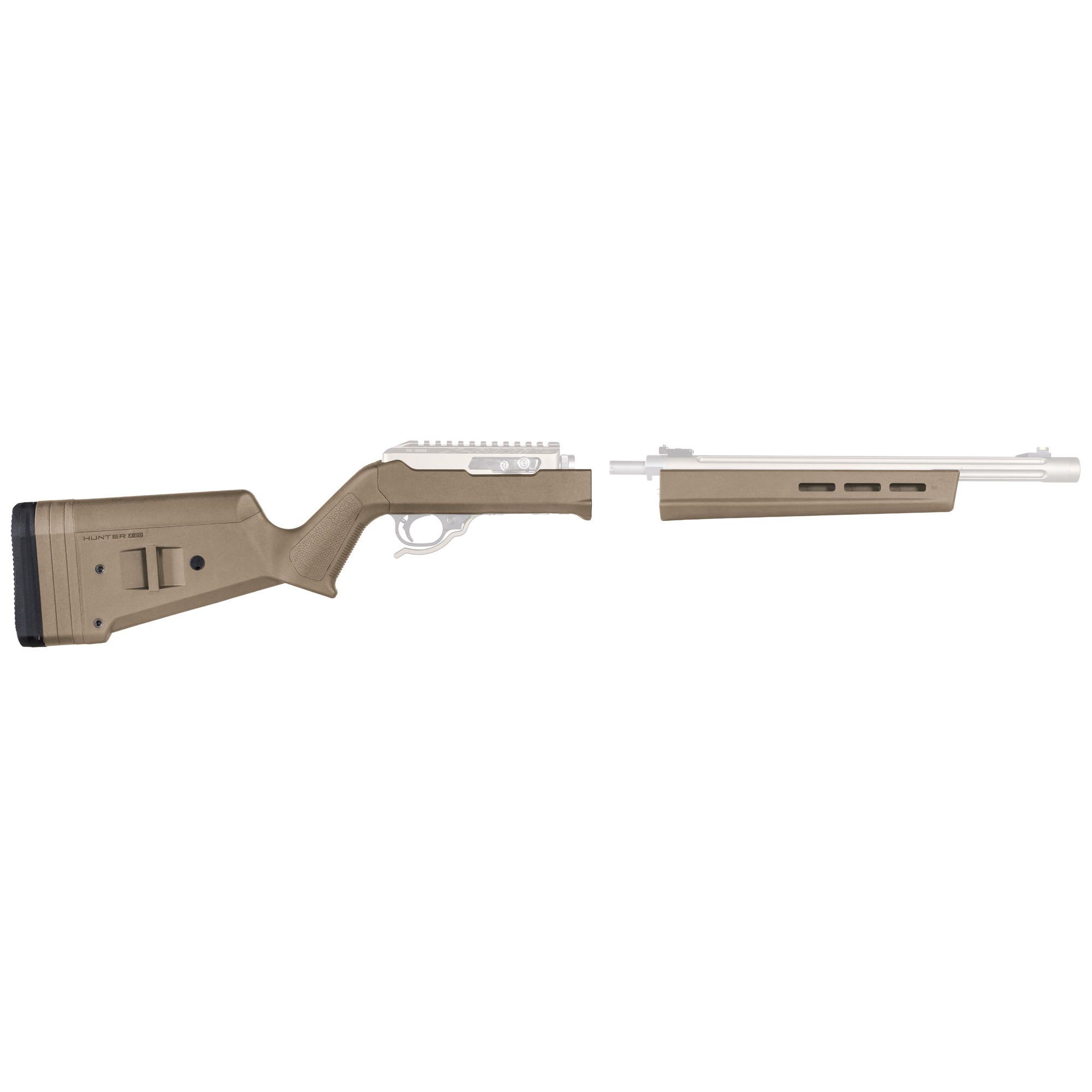 Magpul Hunter X-22 Takedown Stock – Ruger 10/22 Takedown – FDE