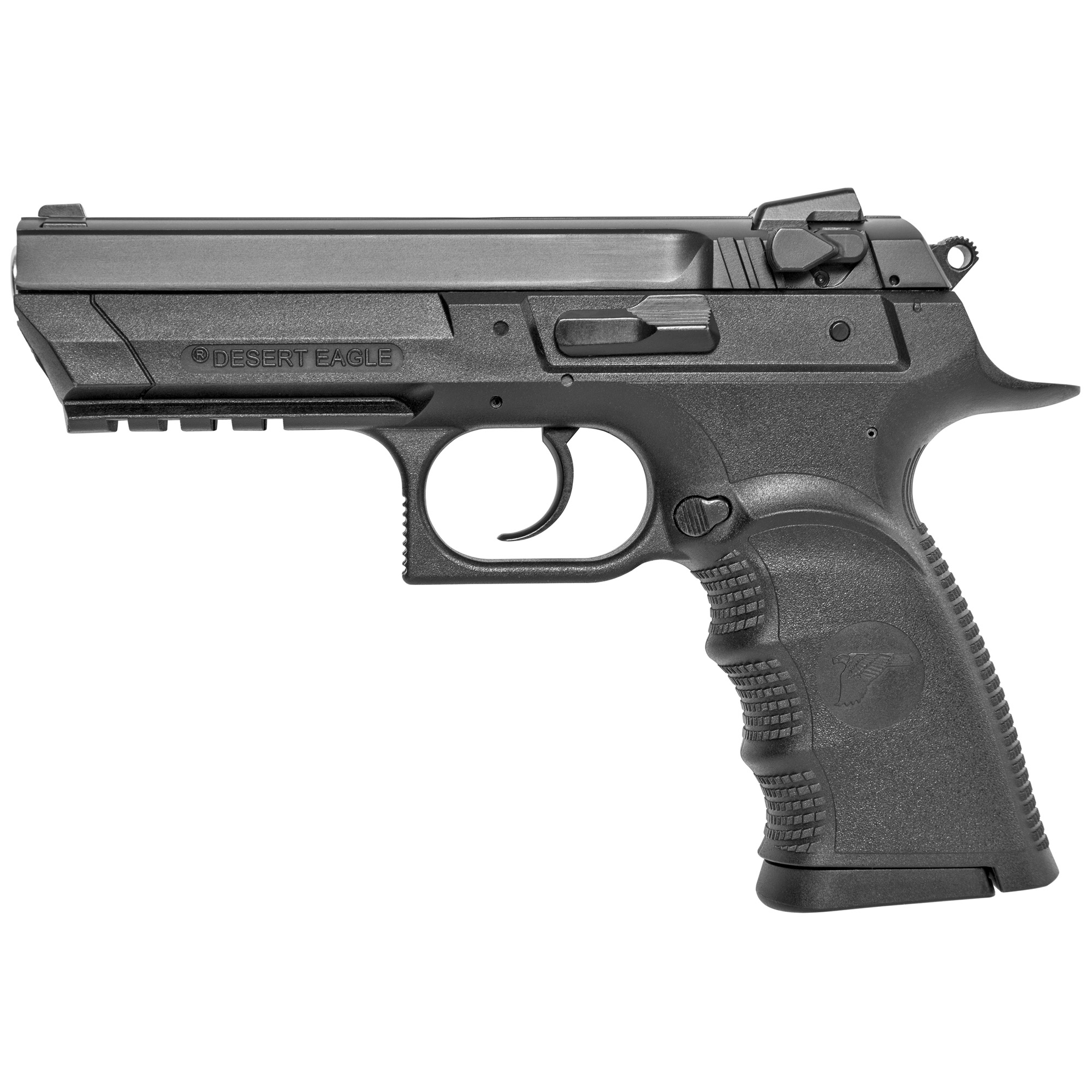 Magnum Research Baby Desert Eagle III 4.43″ 9mm 15rd White 3 Dot – Black