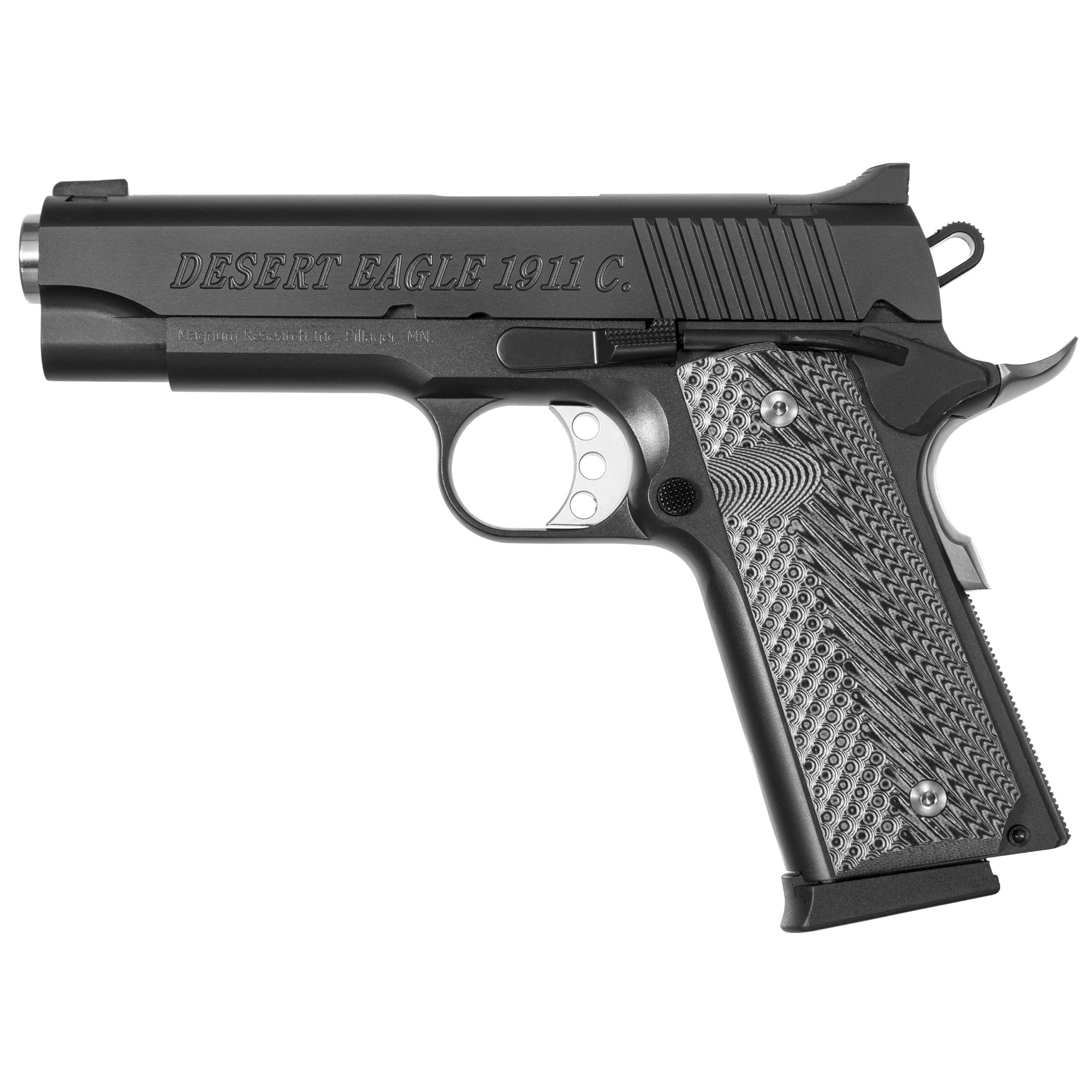 Magnum Research 1911C 4.33″ 45 ACP 8rd Fixed Sights – Black