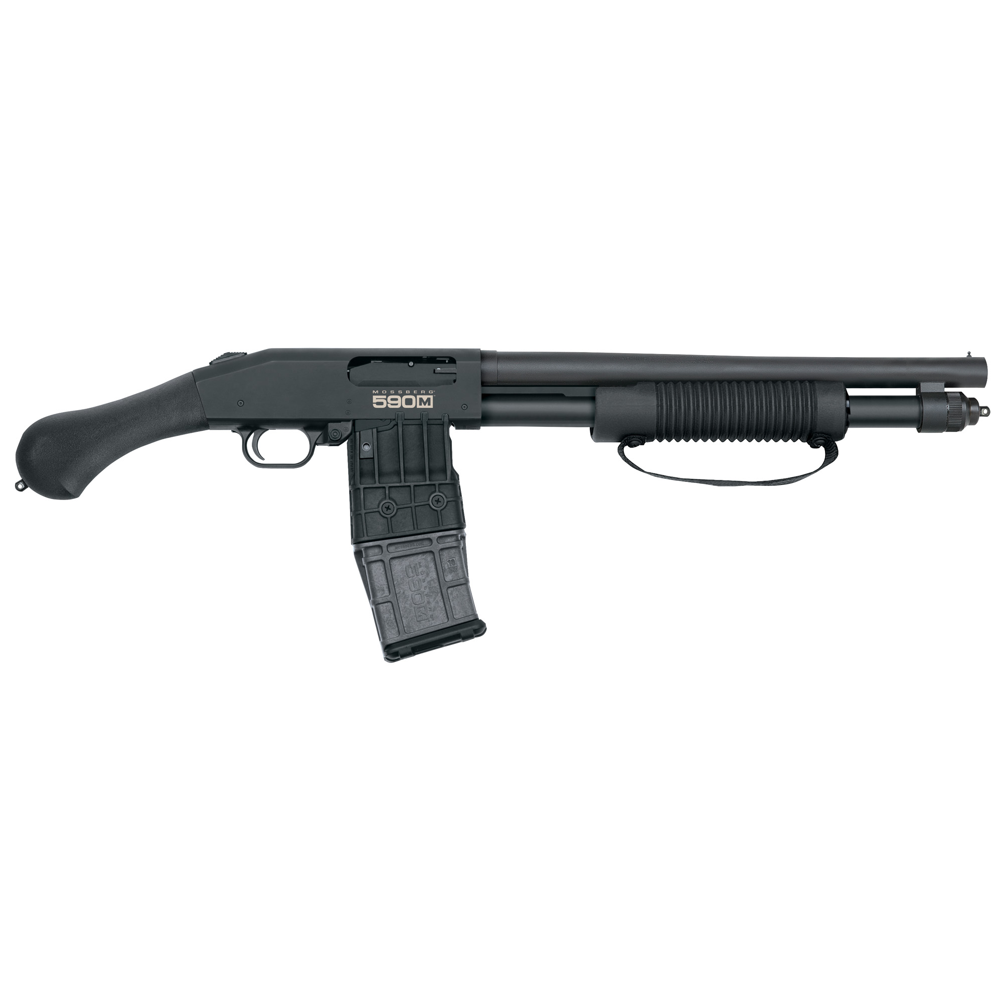 Mossberg 590M Shockwave 14″ 12 Gauge 3″ 10rd Bead – Black