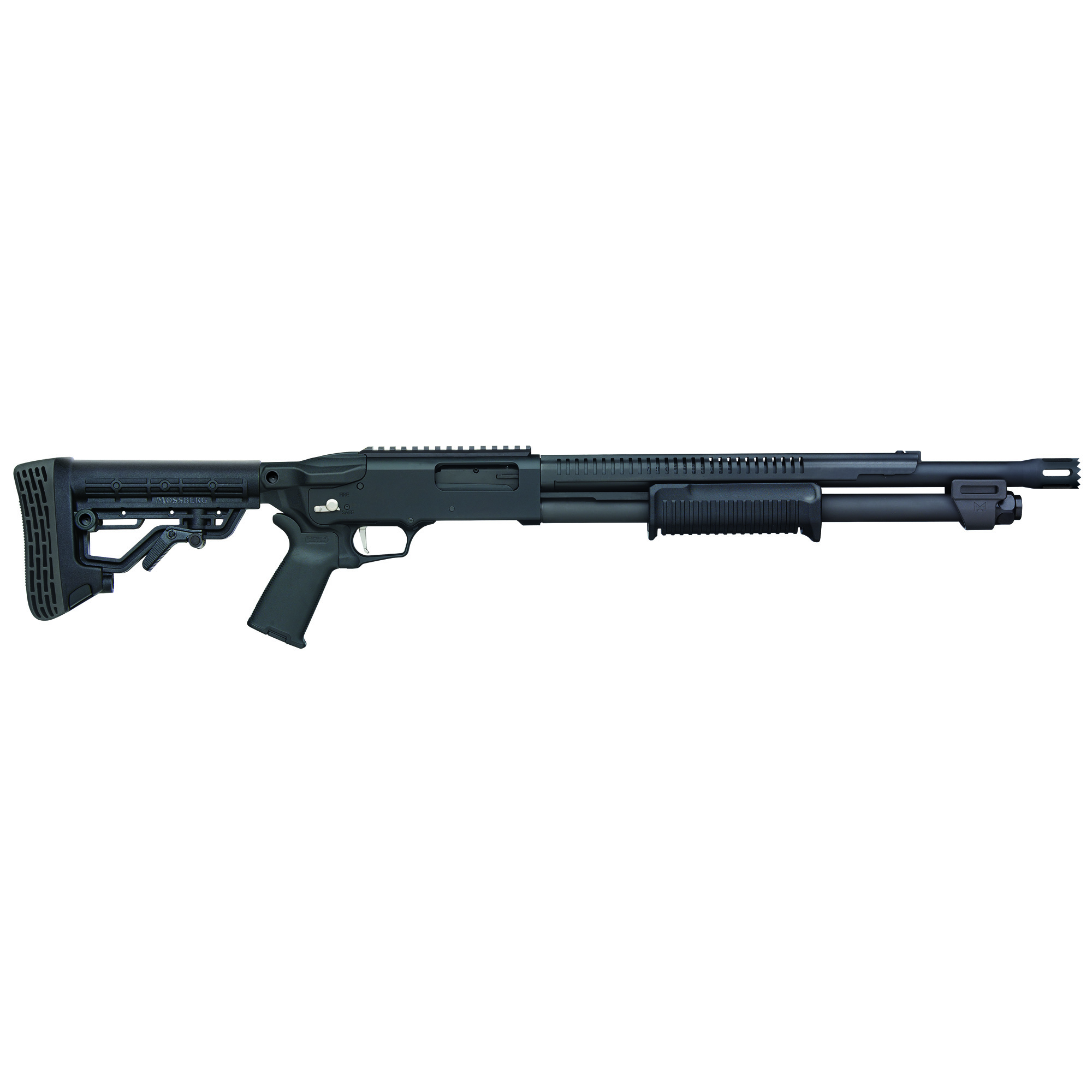 Mossberg 590R 18.5″ 12 Gauge 3″ 6rd Optics Ready – Black