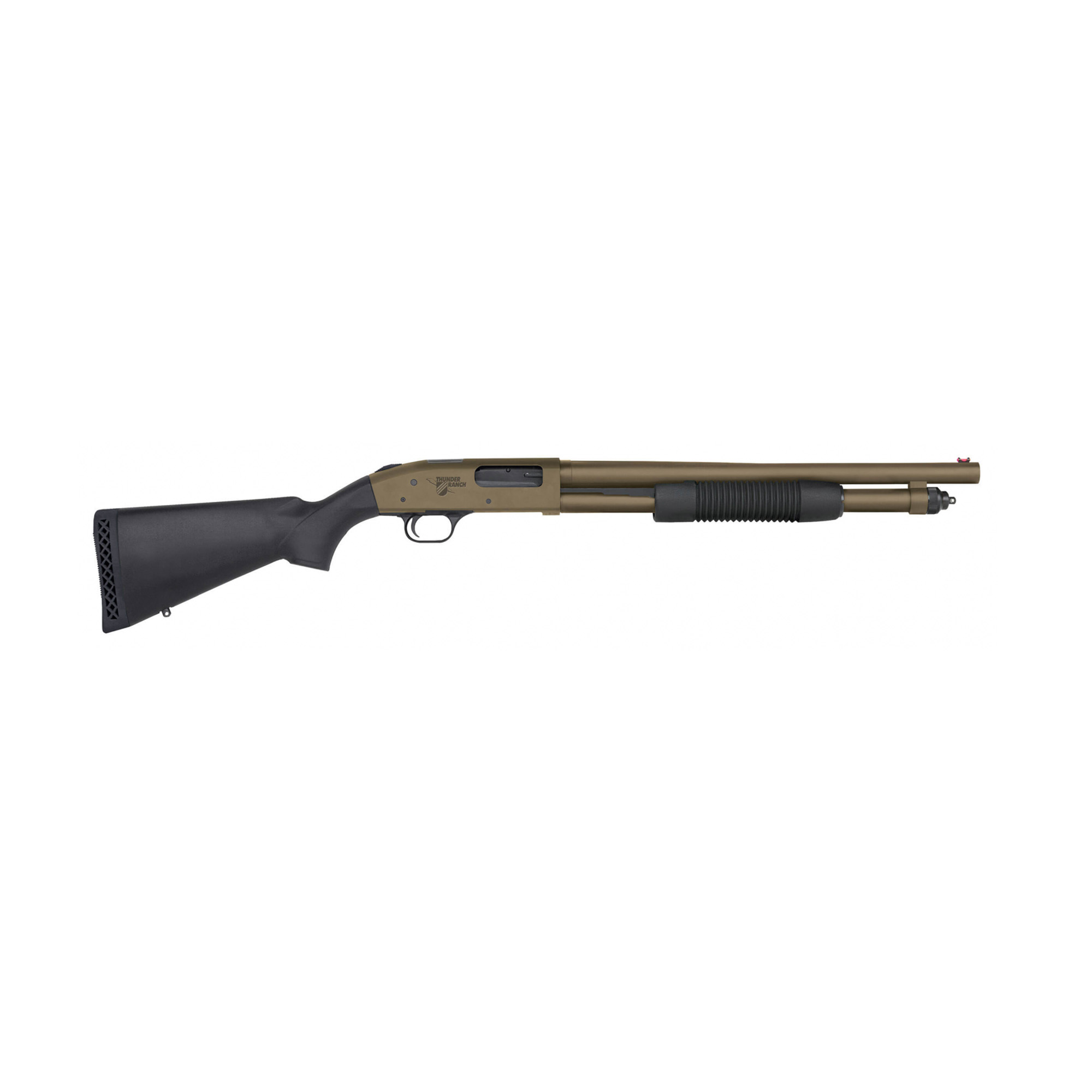 Mossberg 590 Thunder Ranch 18.5″ 12 Gauge 3″ 6rd Fiber Optic – Brown