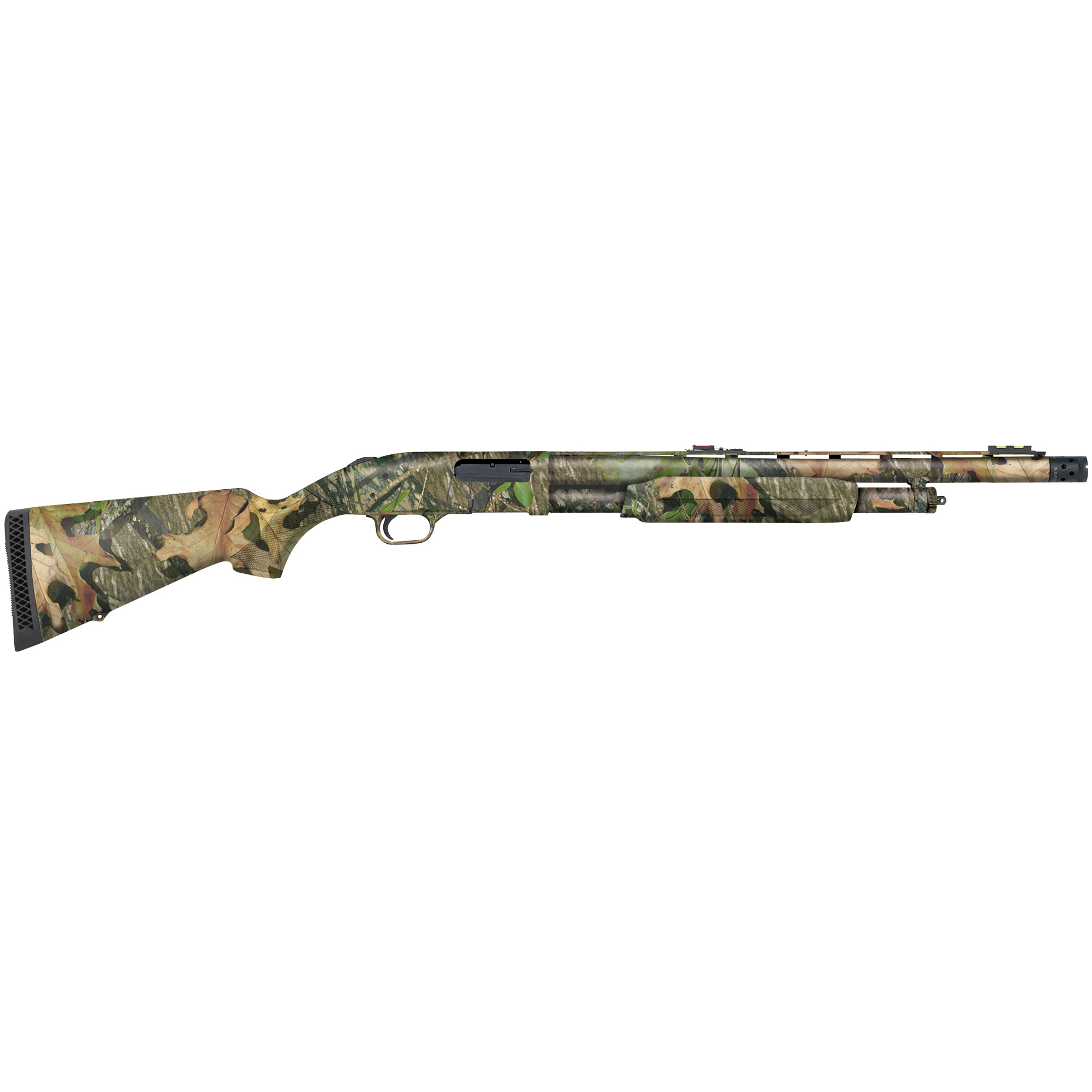 Mossberg 500 20″ 12 Gauge 3″ 5rd Adjustable Fiber Optic – Mossy Oak Obsession