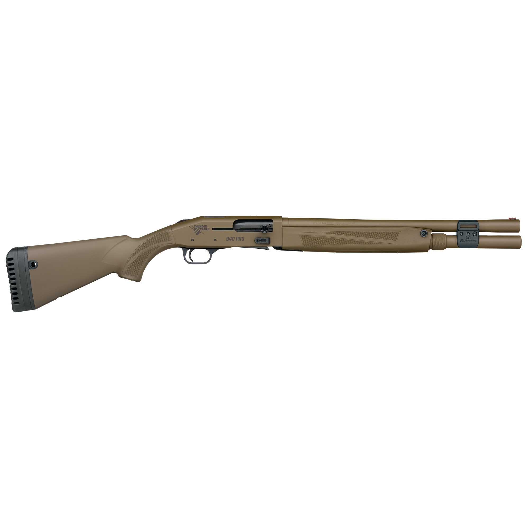 Mossberg 940 Pro Tactical 18.5″ 12 Gauge 3″ 7rd Fiber Optic – Brown