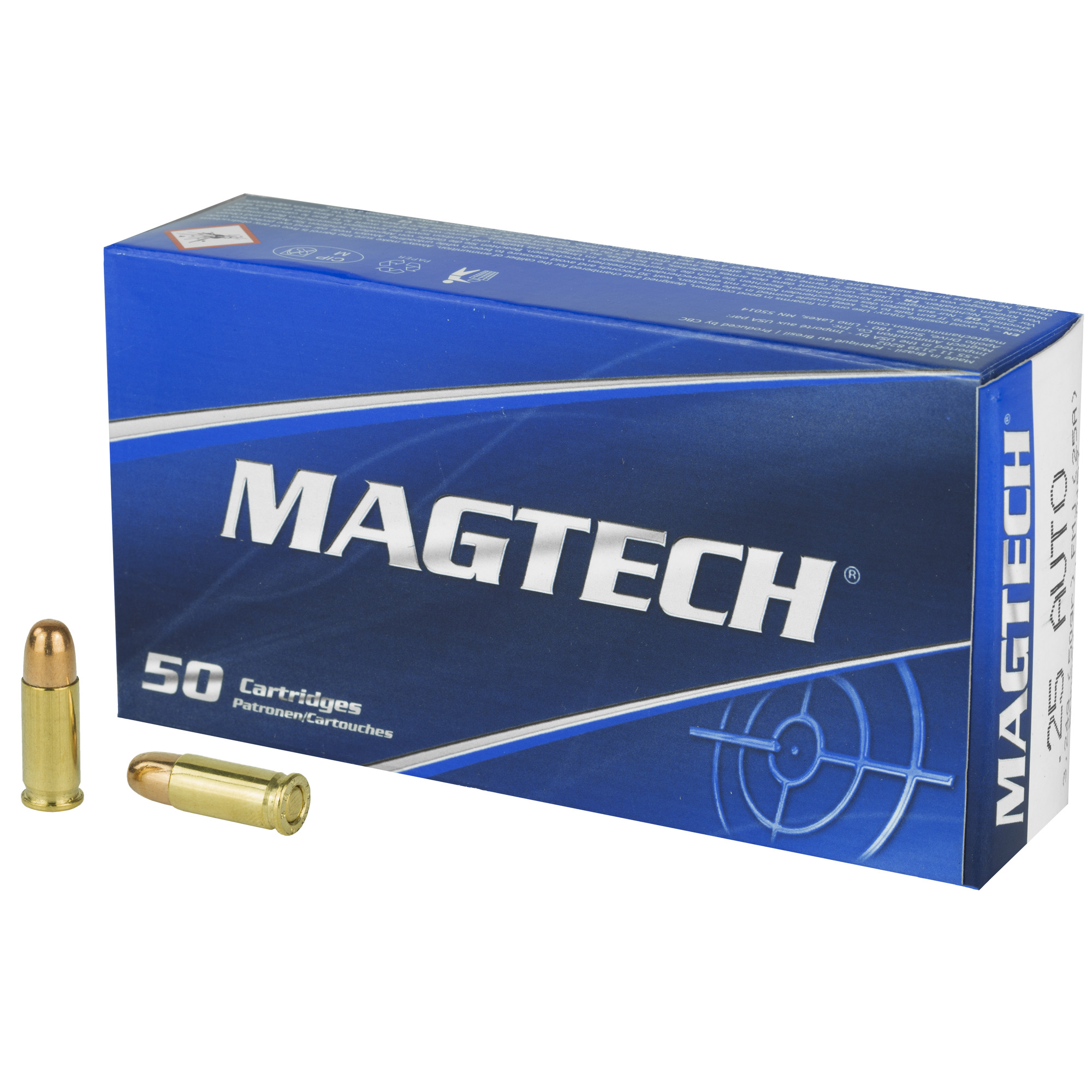 Magtech Sport Shooting 25 ACP 50gr Full Metal Jacket – 50rd