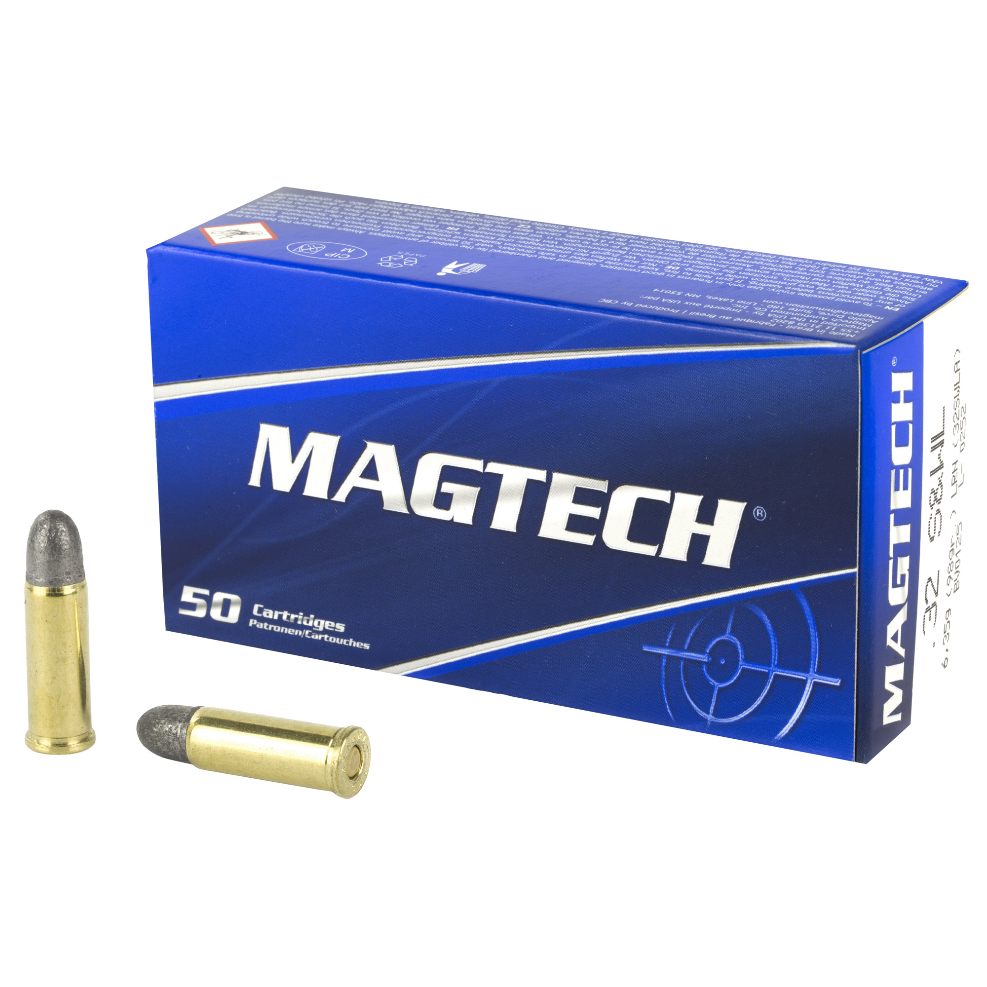 Magtech Sport Shooting 32 S&W Long 98gr Lead Round Nose – 50rd