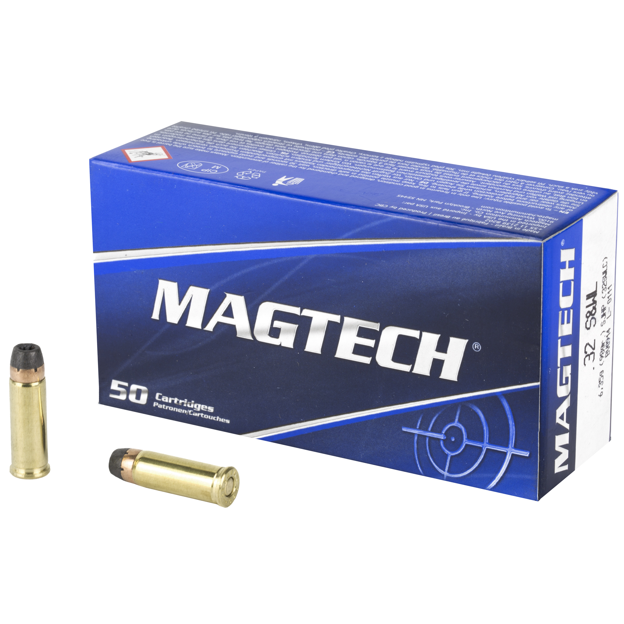 Magtech Sport Shooting 32 S&W Long 98gr Jacketed Hollow Point – 50rd