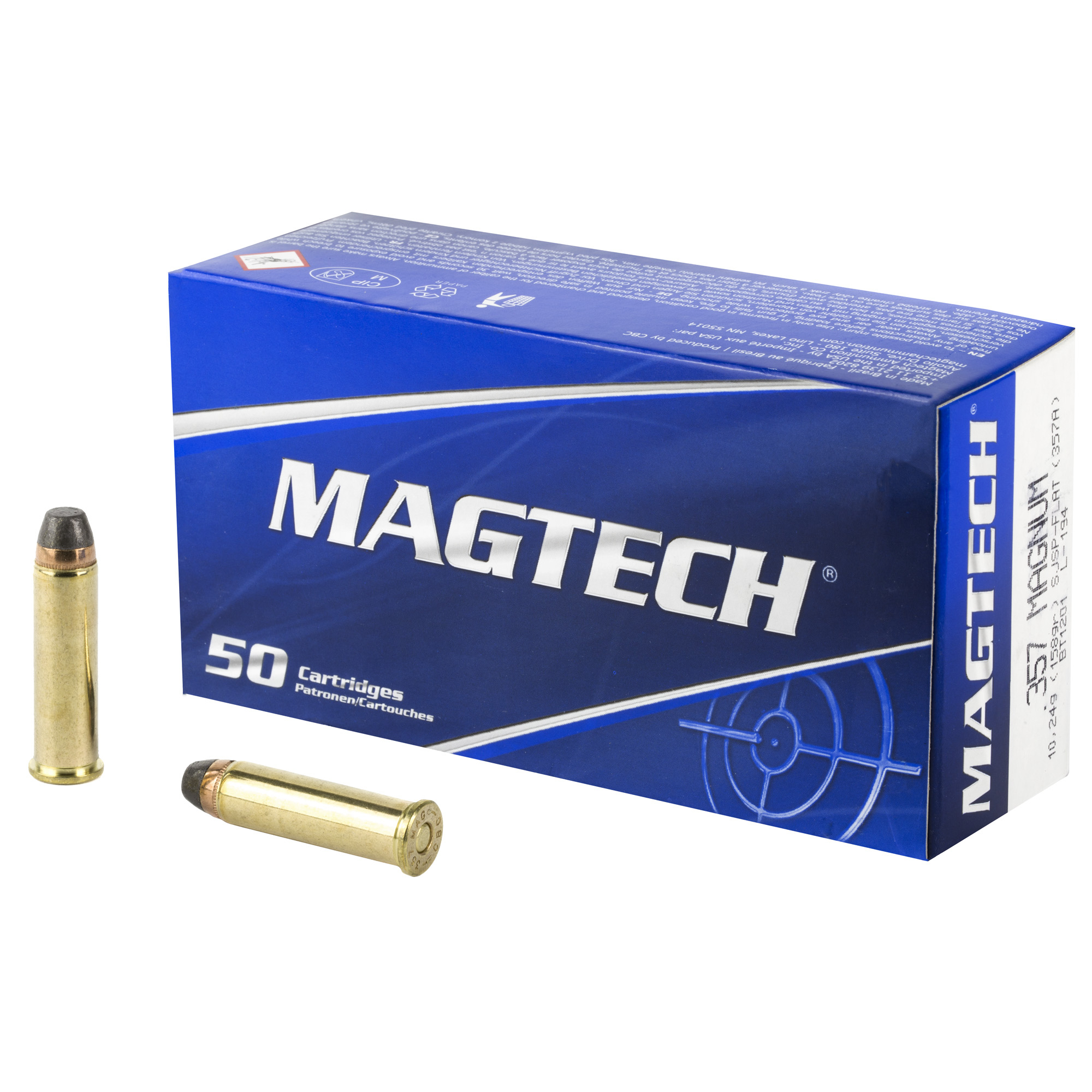 Magtech Sport Shooting 357 Magnum 158gr Jacketed Soft Point – 50rd