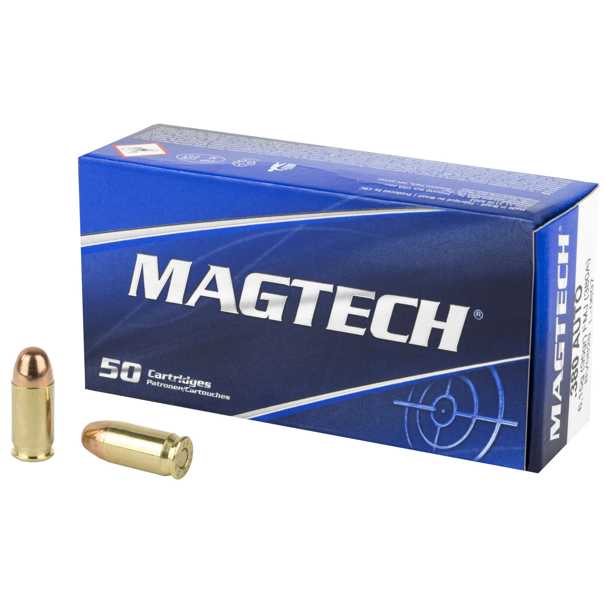 Magtech Sport Shooting 380 ACP 95gr Full Metal Jacket – 50rd