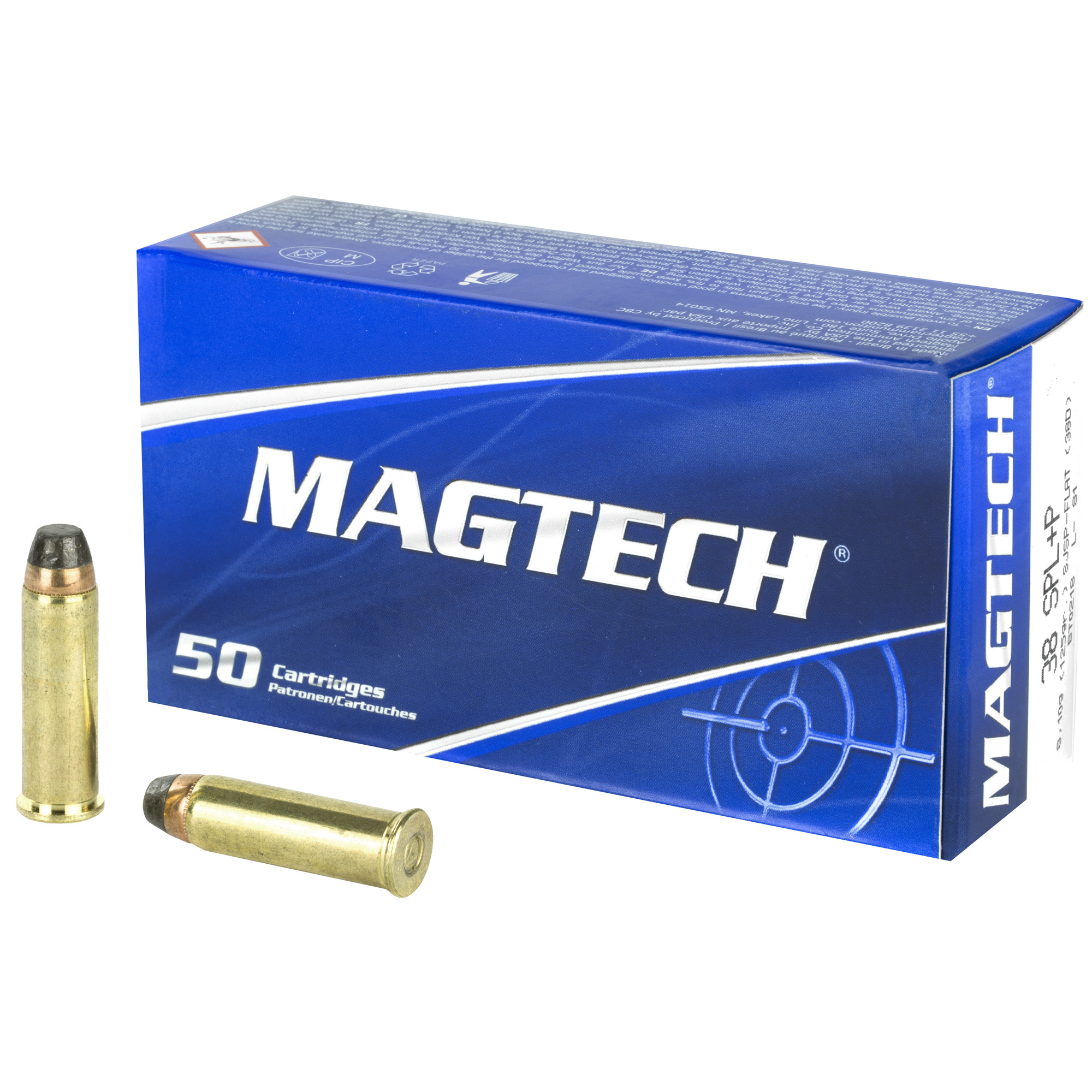 Magtech Sport Shooting 38 Special 125gr Jacketed Soft Point – 50rd