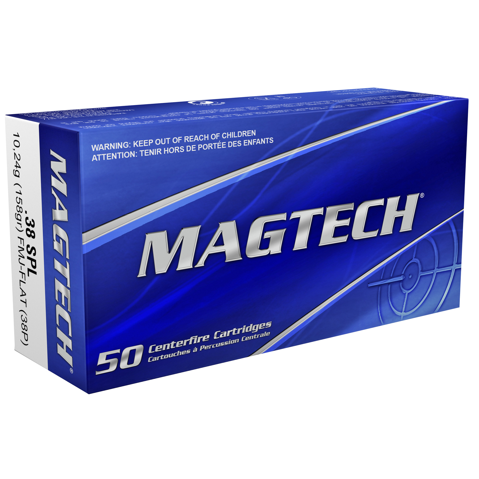 Magtech Sport Shooting 38 Special 158gr Full Metal Jacket – 1000rd