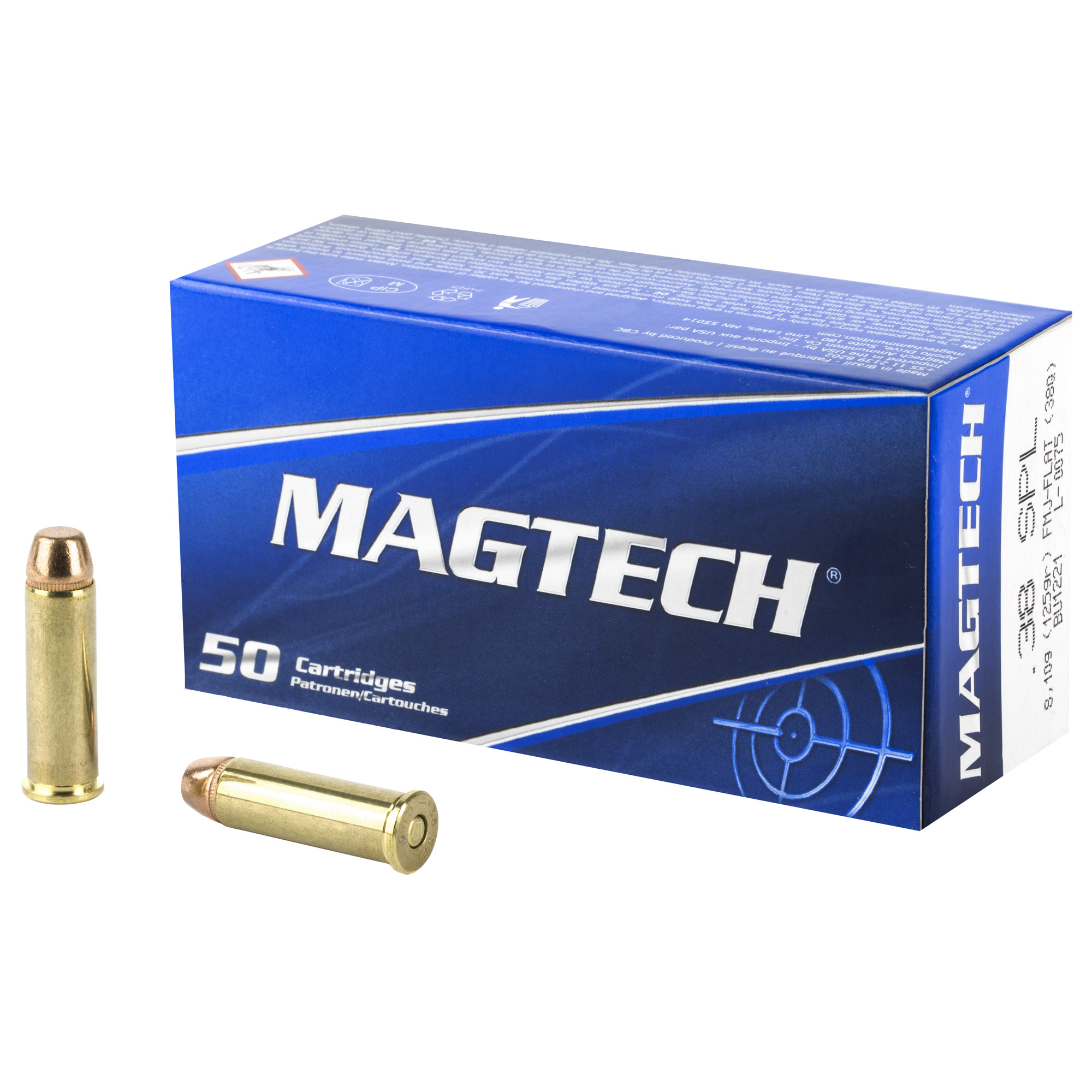 Magtech Sport Shooting 38 Special 125gr Full Metal Jacket – 50rd