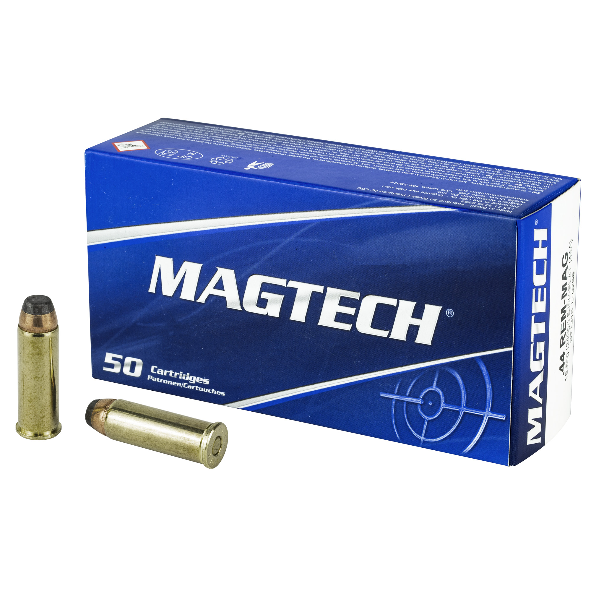 Magtech Sport Shooting 44 Magnum 240gr Jacketed Soft Point – 50rd