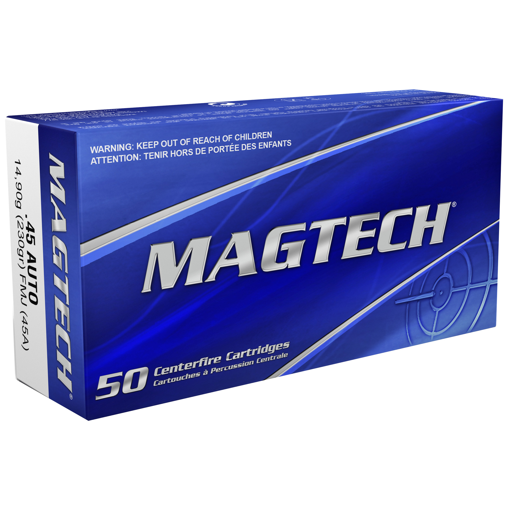 Magtech Sport Shooting 45 ACP 230gr Full Metal Jacket – 1000rd