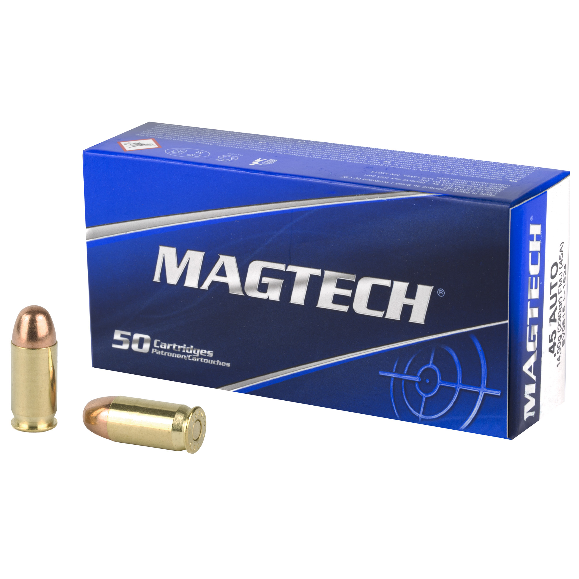 Magtech Sport Shooting 45 ACP 230gr Full Metal Jacket – 50rd