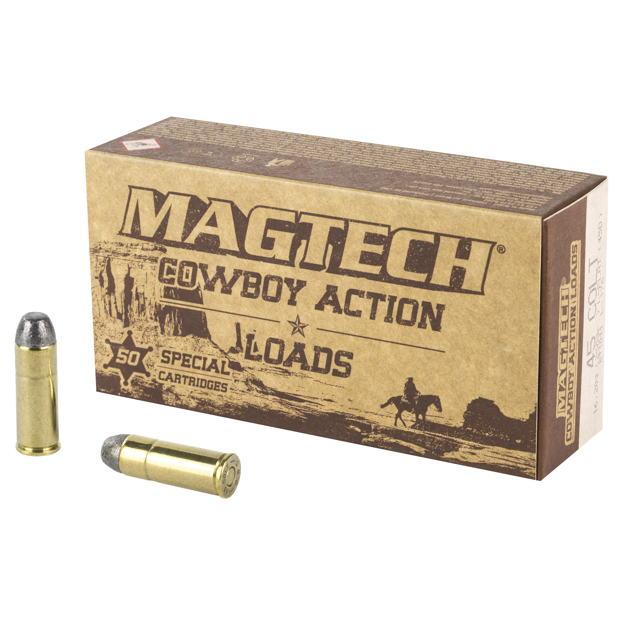 Magtech Cowboy 45 Long Colt 250gr Lead Flat Nose – 50rd